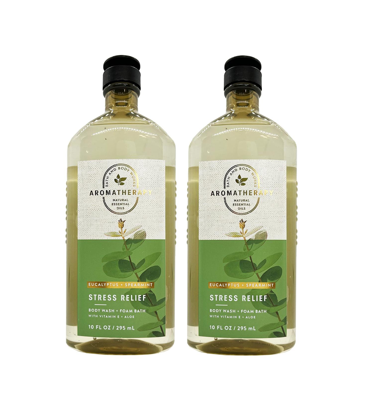 Bath and Body Works Aromatherapy Stress Relief Duo - Eucalyptus & Spearmint Shower Gel 10 Oz - Buy Online on SooperMarket.com
