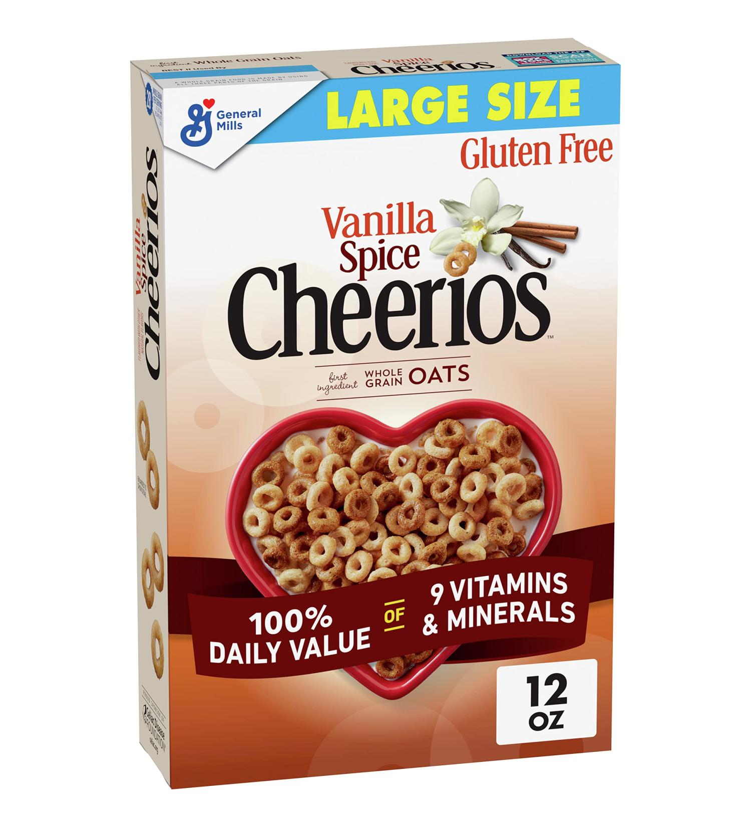 GMI VANILLA SPICE CHEERIOS CEREAL 340g -Imported - Buy Online on SooperMarket.com