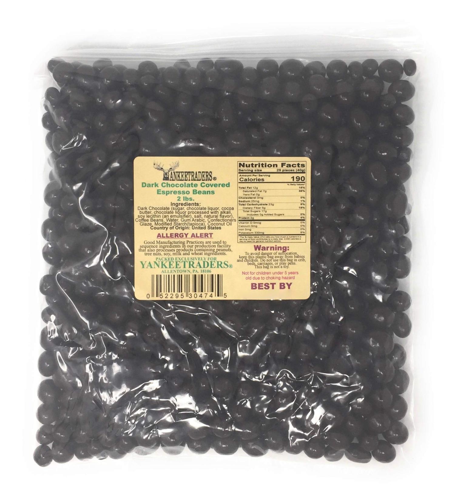 YANKEETRADERS Dark Chocolate Covered Espresso Beans 2 Pound - Buy Online on SooperMarket.com