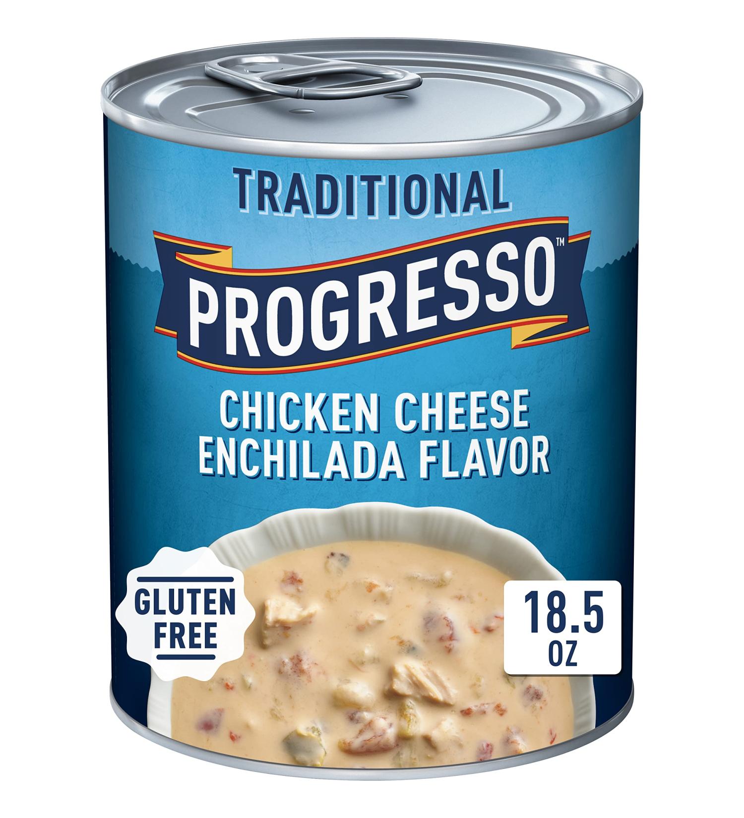 Progresso Soup  Traditional  Chicken Cheese Enchilada Flavor  Gluten Free  18.5 oz (Pack of 12) - Buy Online on SooperMarket.com