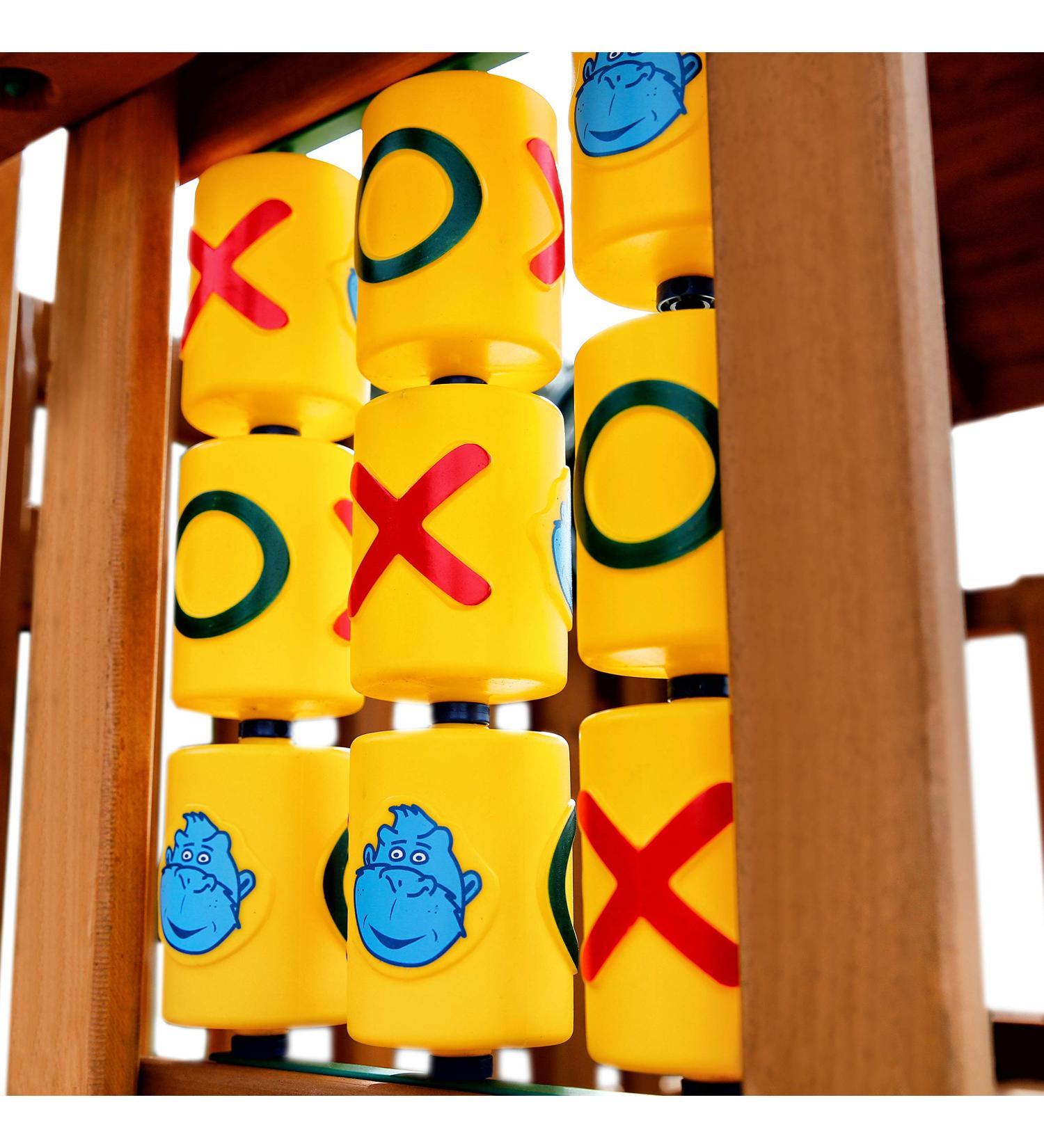 Gorilla Playsets 07-0010 Tic Tac Toe Spinner Activity Panel - Yellow - Buy Online on SooperMarket.com