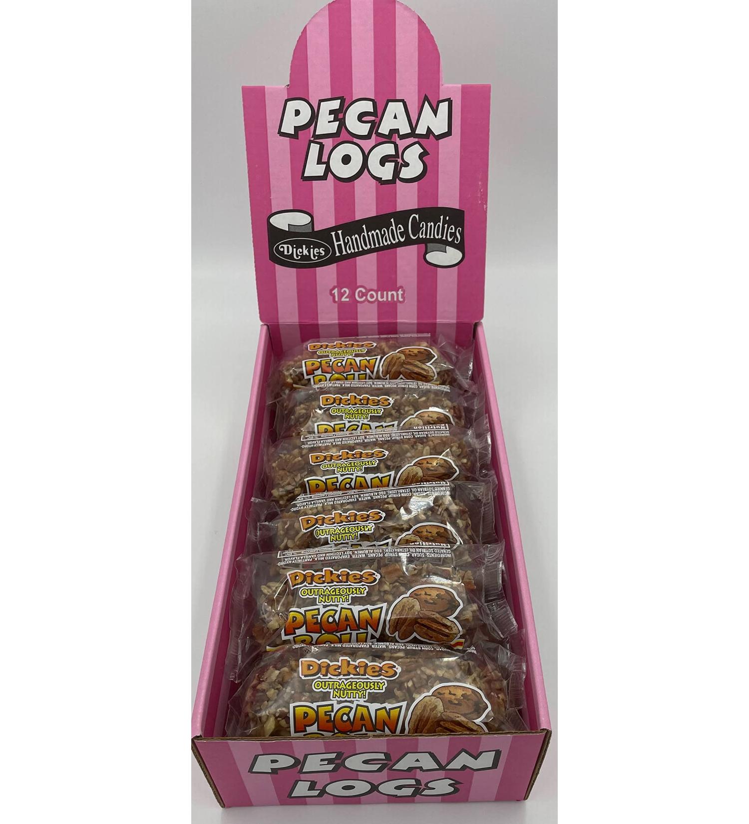 Dickies Pecan Log Roll - Individually Wrapped 2 oz Each (12 Pack) - Buy Online on SooperMarket.com