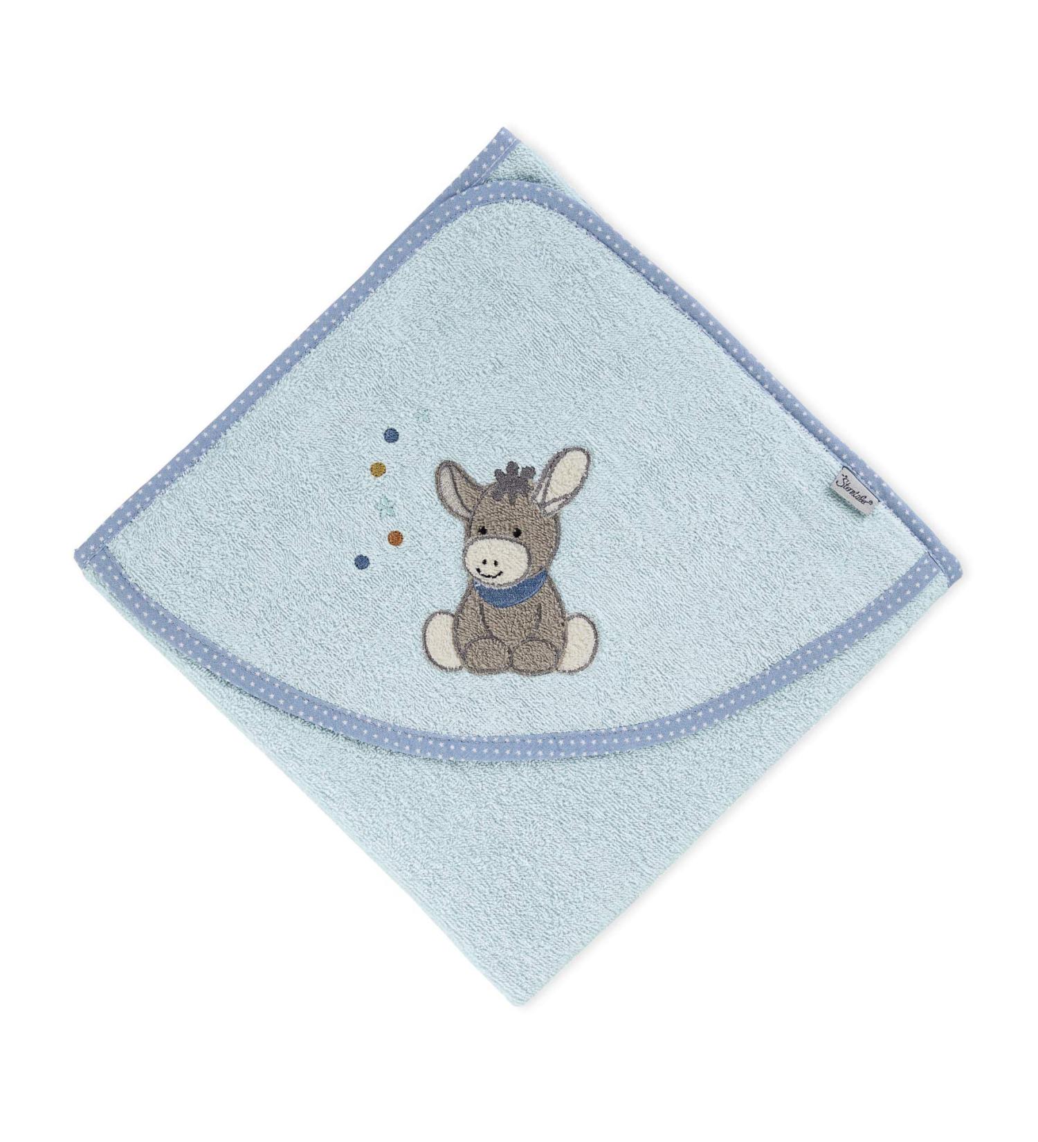 Buy Sterntaler Baby Hooded Towel Emmi - 100% Cotton Fast Drying Bath Poncho for Infants | International Shipping Available - Buy Online on SooperMarket.com