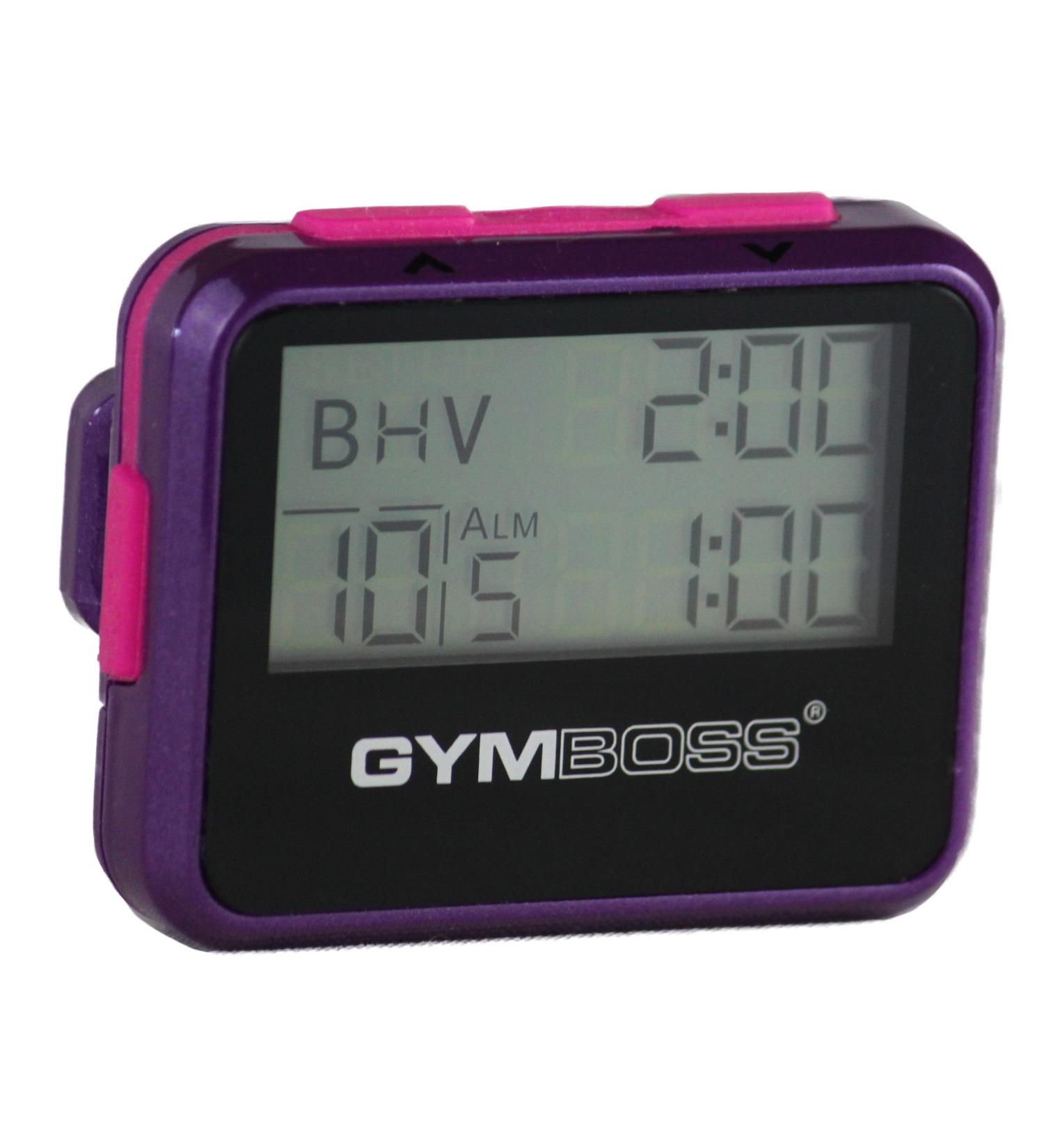 Gymboss Interval Timer and Stopwatch - Violet / Pink Metallic Gloss - Buy Online on SooperMarket.com
