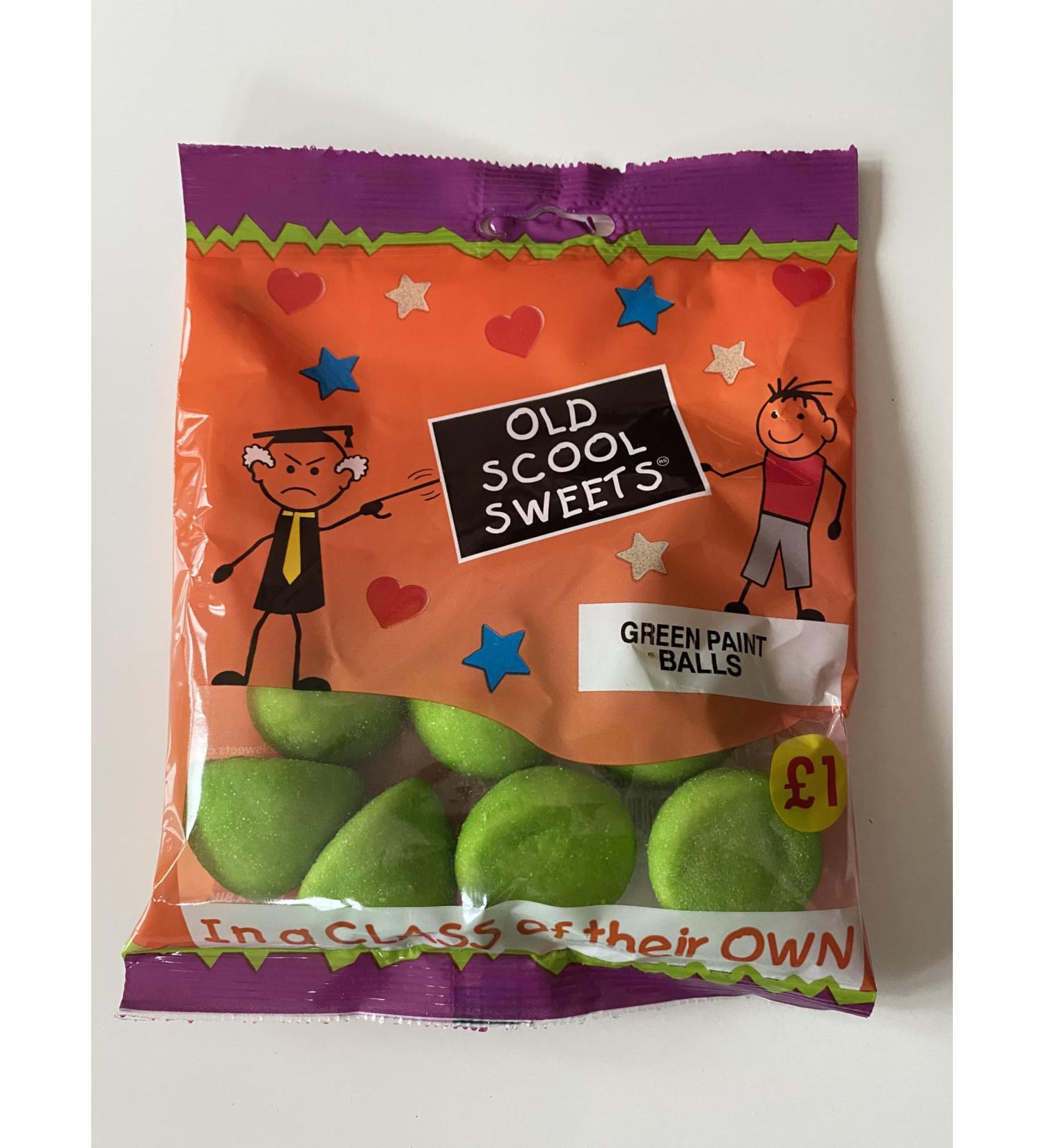 Green Paint Balls 50 x 60g Bags 1 Bag Range Sugar Coated Marshmallow Paintballs  - Buy Online on SooperMarket.com