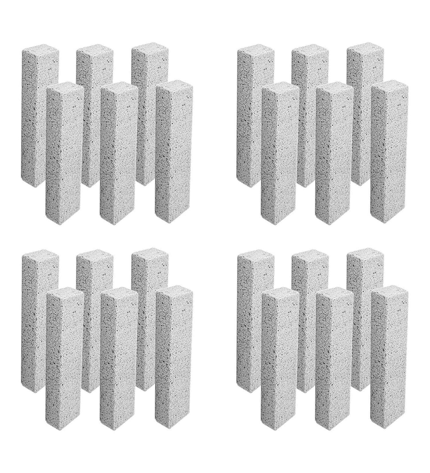 Aposous 24 Pack Pumice Stone Toilet Bowl Clean Brush Remove Toilet Bowl Hard Water Rings Calcium Buildup and Rust Suitable - Buy Online on SooperMarket.com