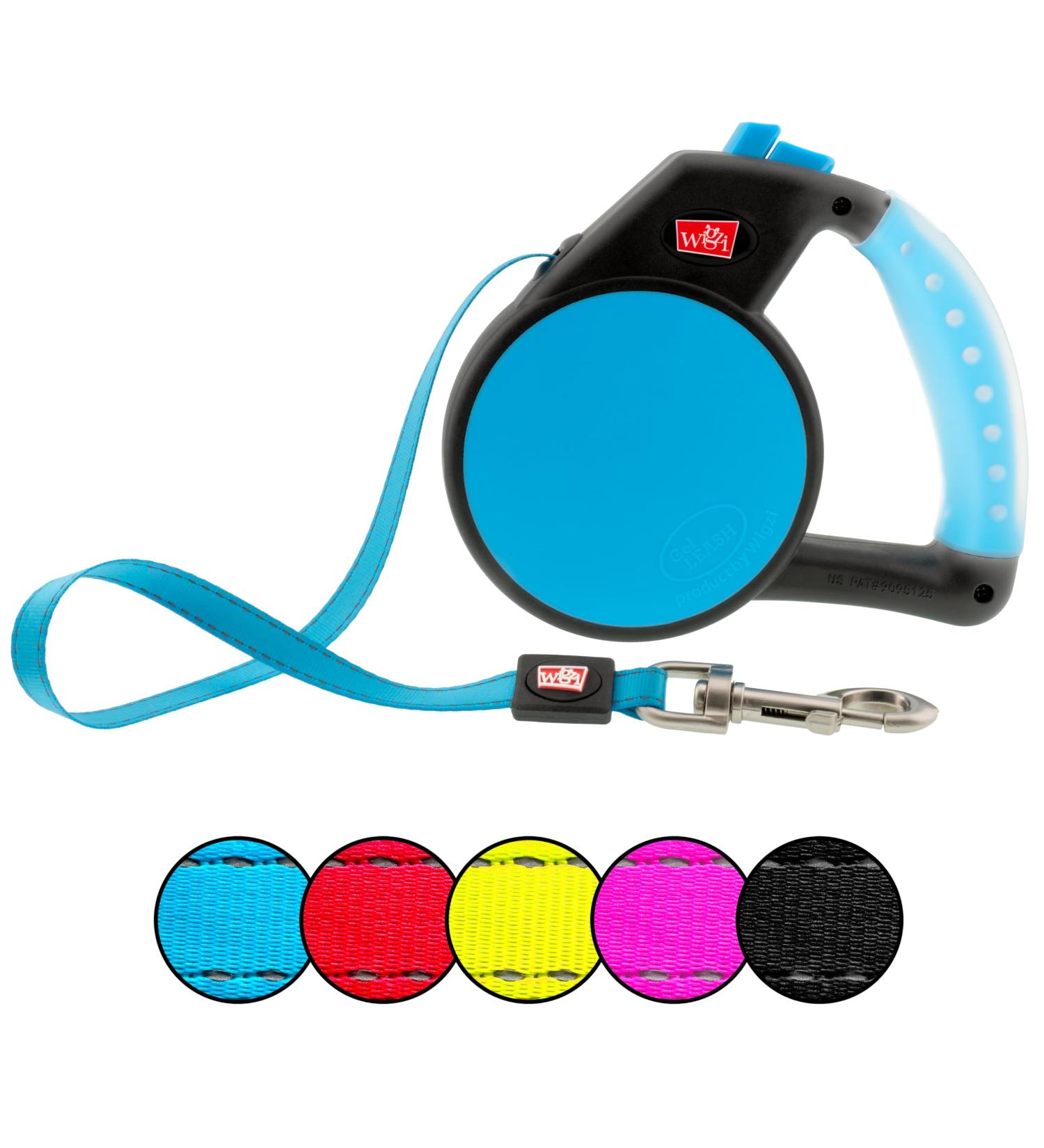 Retractable Gel Dog Leash Handle - Medium Blue - Buy Online on SooperMarket.com