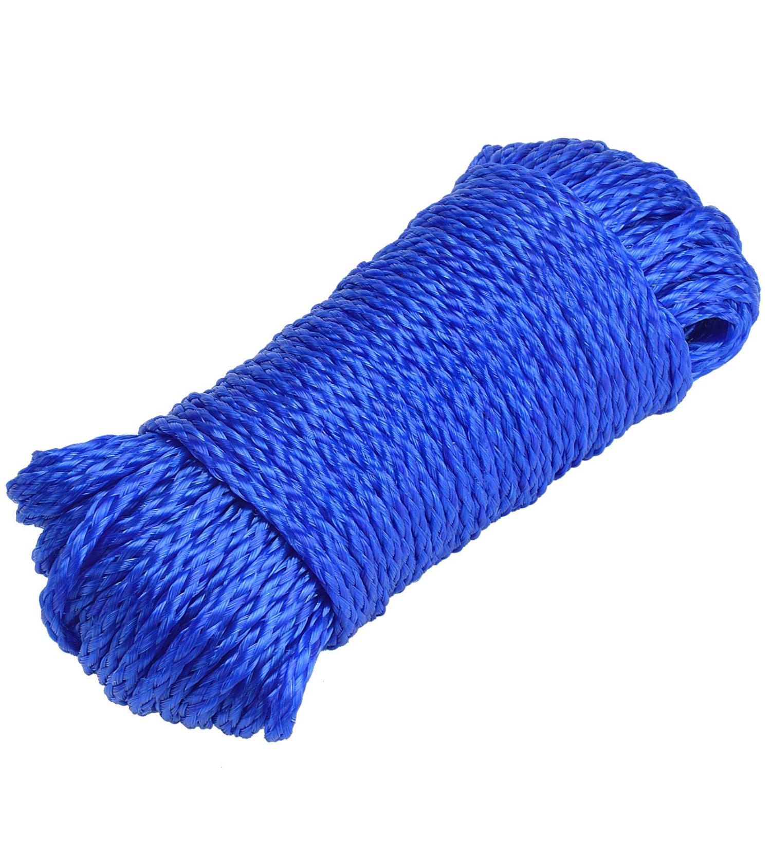 SF Poly Crab Line Floating Blue/Yellow 1/4 Dia 100FT - Saltwater Crab Trap Line - Blue (1 Pack) - Buy Online on SooperMarket.com