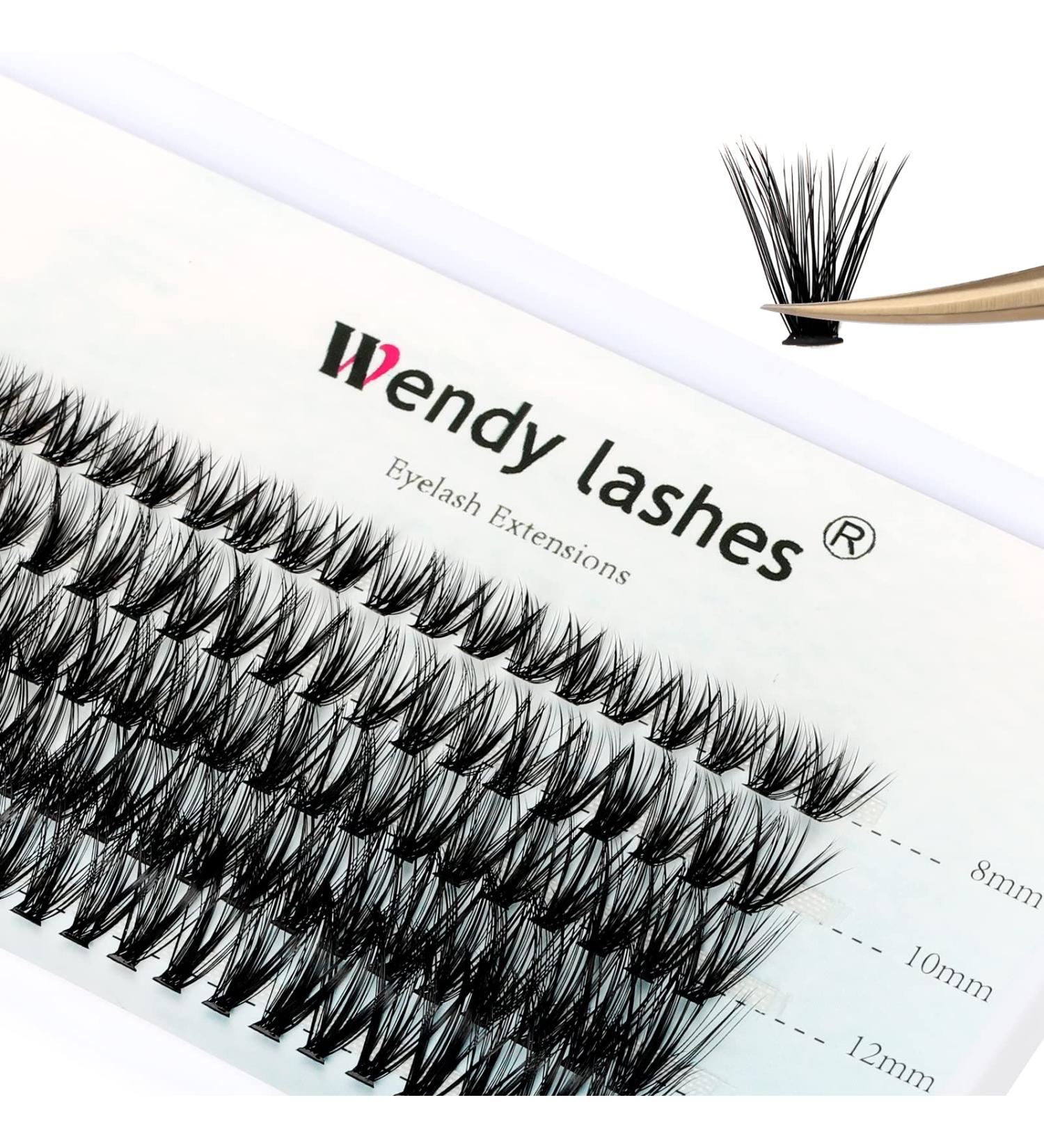 C Curl 40D 0.07mm Cluster Eyelash Extensions | Mixed 8-16mm | 40 Root Individual Clusters Lash Extensions - Buy Online on SooperMarket.com