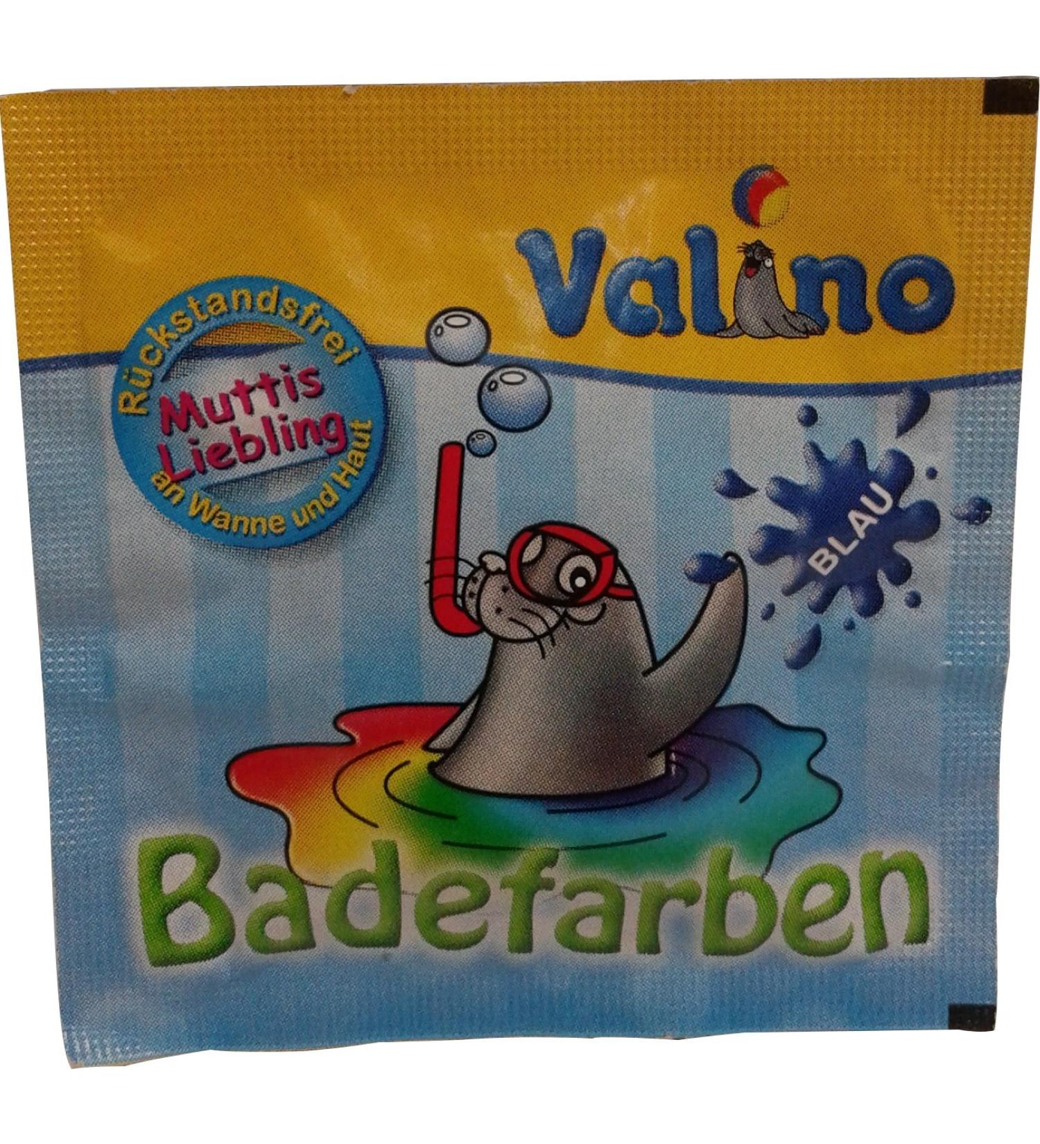Valino bath colours blue pack of 10 (10 x 1 piece) Blueberry