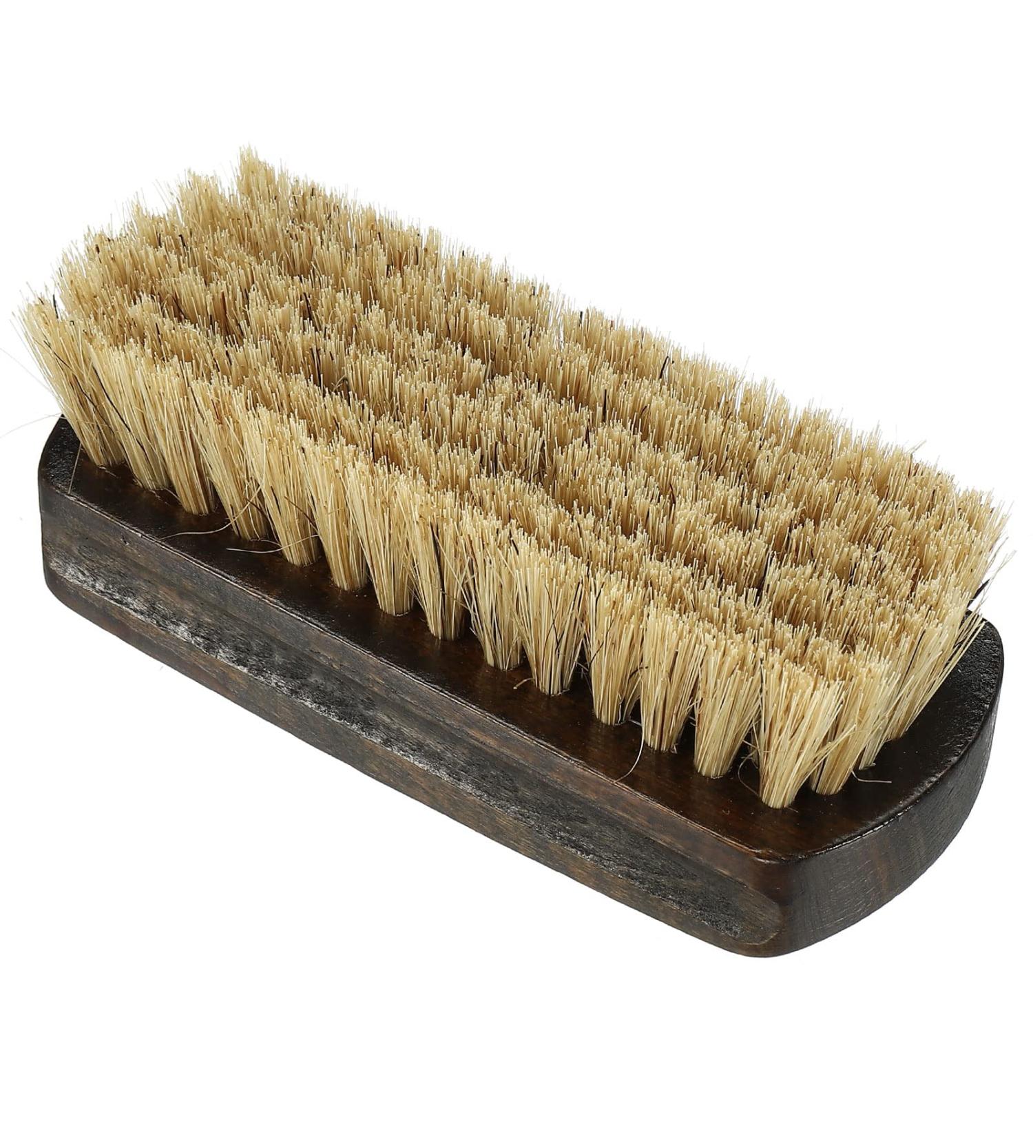 PATIKIL Bristle Shoes Brush Handheld Polish Daubers for Leather Boots Cloth Brown - Buy Online on SooperMarket.com