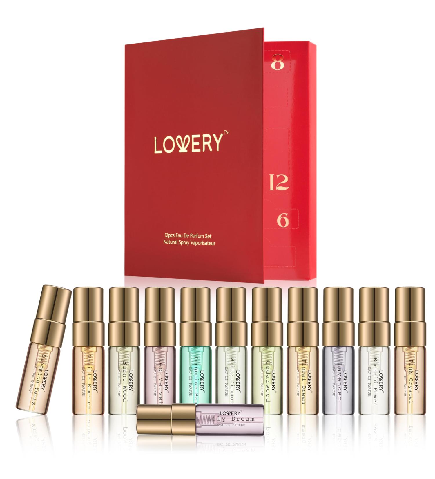 Valentines Gifts for Women Perfume Sampler for Women 12pc Perfumes for Women and Men Fragrance Sets Floral Perfume Samplers for Travel - Birthday Gifts for Women Gifts for Mom from Daughter - Buy Online on SooperMarket.com