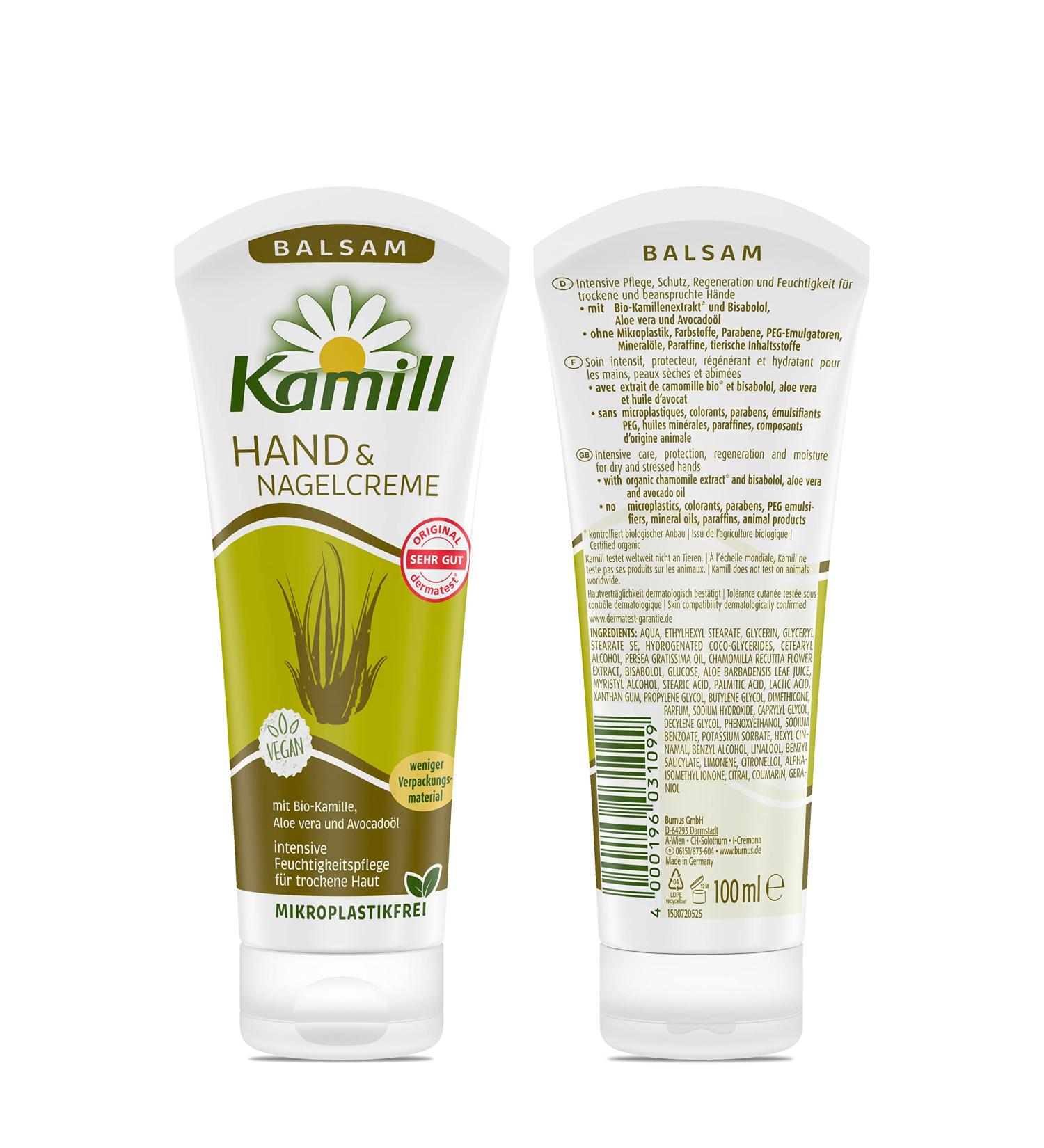Kamill Hand & Nail Cream Balm 100ml - Nourishing Moisturizer for Healthy Hands - Perfect for All Skin Types - International Shipping Available - Buy Online on SooperMarket.com