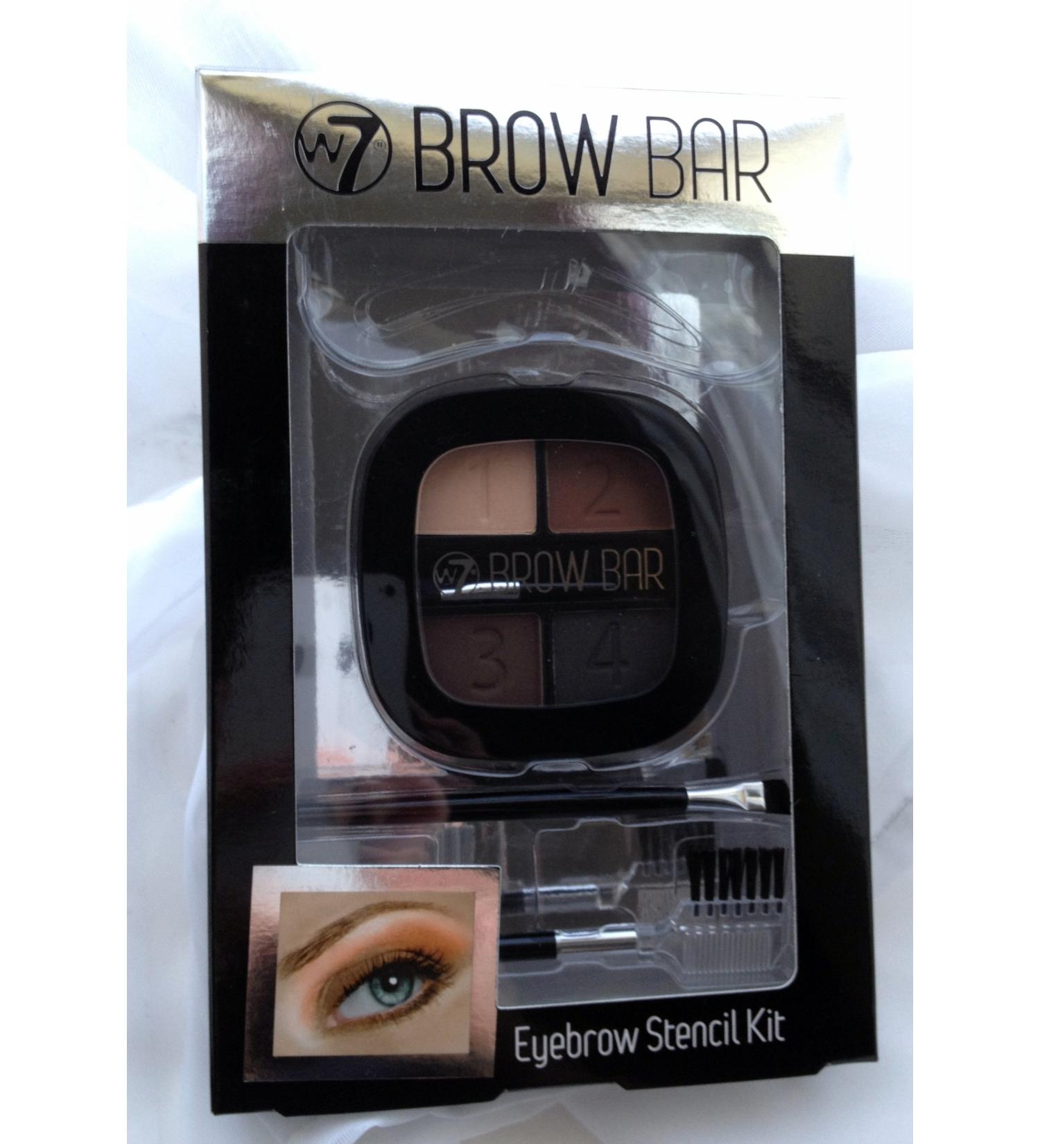 W7 Brow Bar Eyebrow Stencil Kit-New