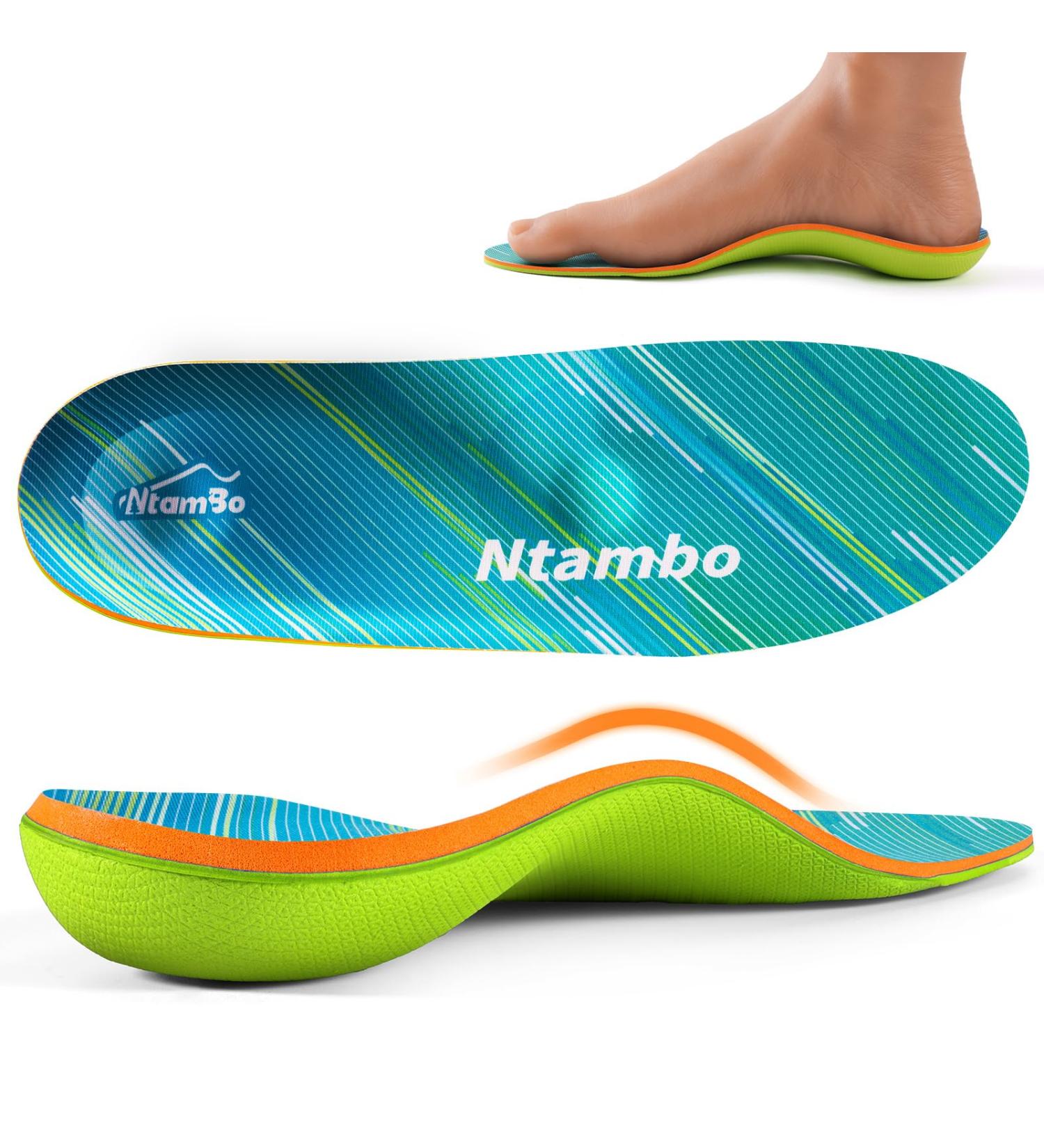 Plantar Fasciitis Insoles for Men Women | Arch Support Orthotic Insoles | Heel Pain Relief | UK 13-13.5 (12.4) - Buy Online on SooperMarket.com