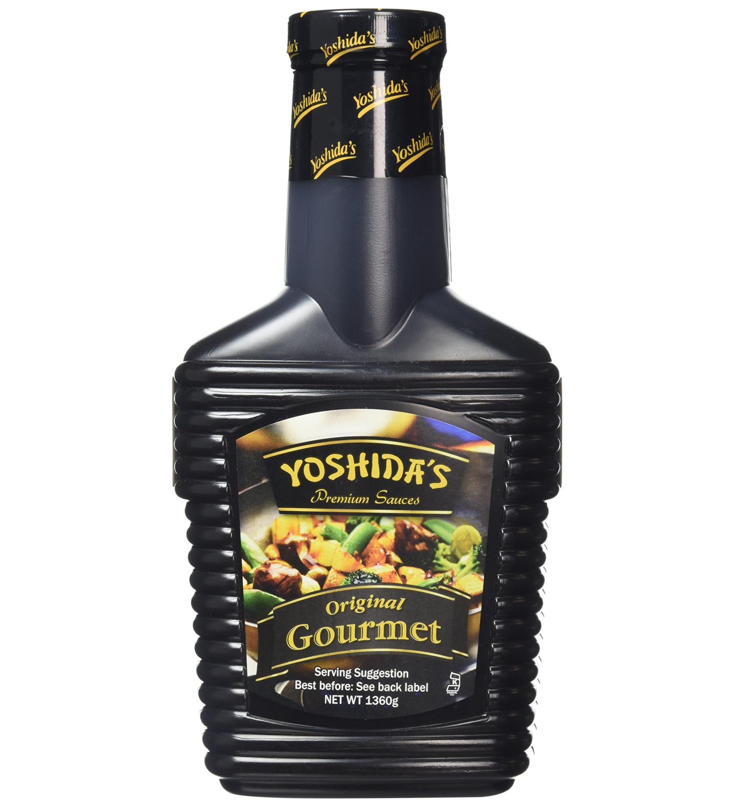 Yoshidas Gourmet Sauce 1360g Bottle Brown