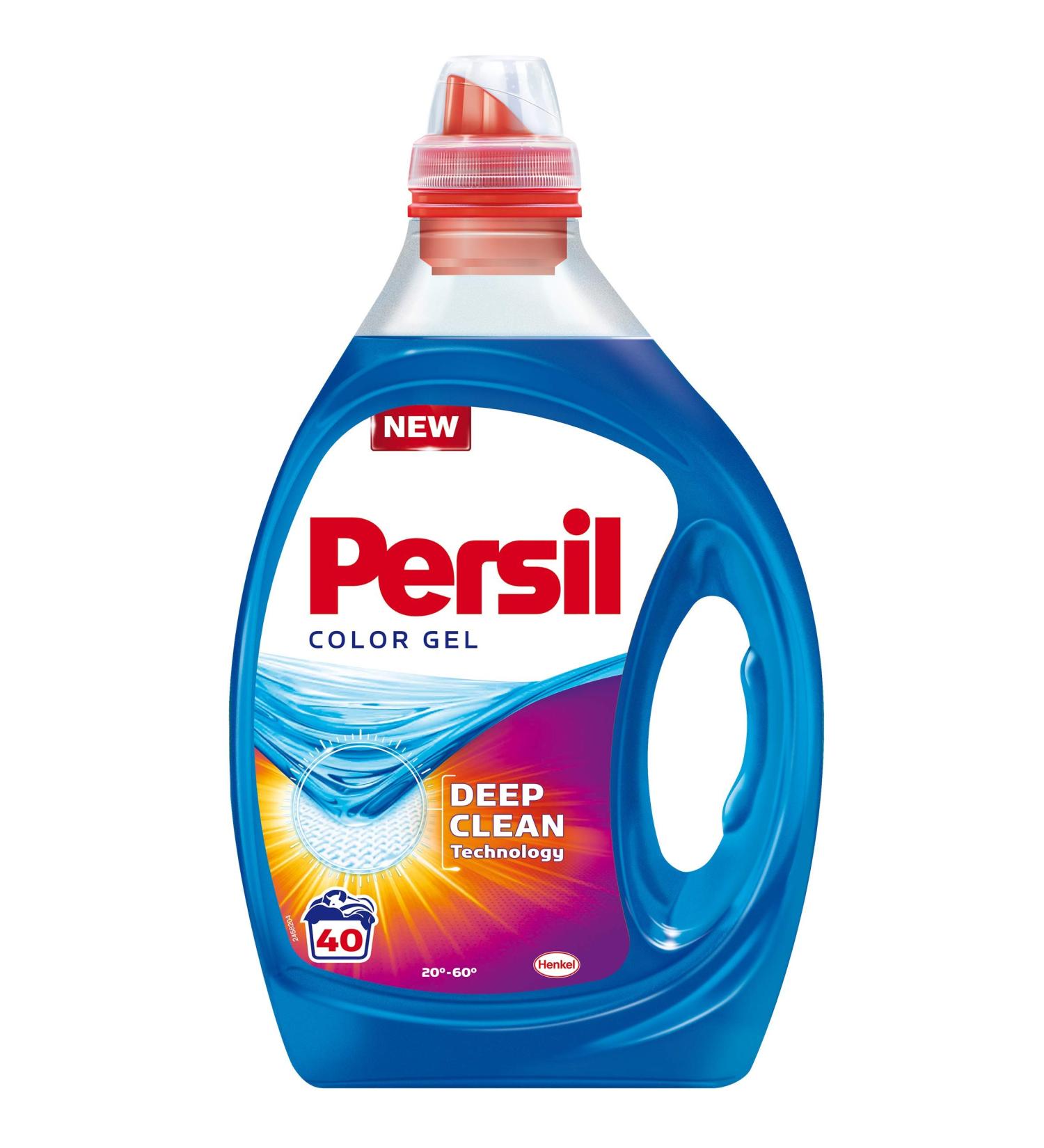 Persil Color Gel Laundry Detergent - 40 Wash Bags (2L) - Perfect for Colored Wash - International Shipping Available - Buy Online on SooperMarket.com
