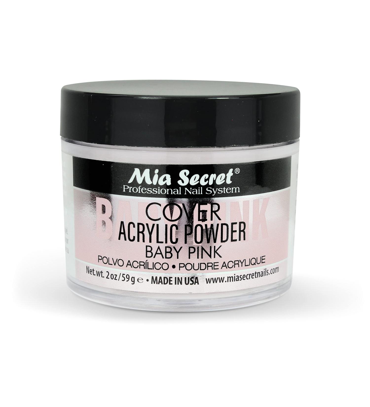 Mia Secret Cover Baby Pink Acrylic Powder - 2 oz | Professional Grade - Buy Online on SooperMarket.com