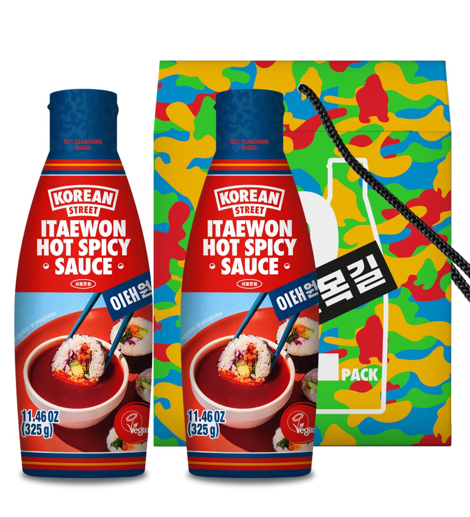 Korean Street Sauce (Hot Chili) - Authentic 2 Pack for Spicy Cuisine | International Shipping Available - Buy Online on SooperMarket.com