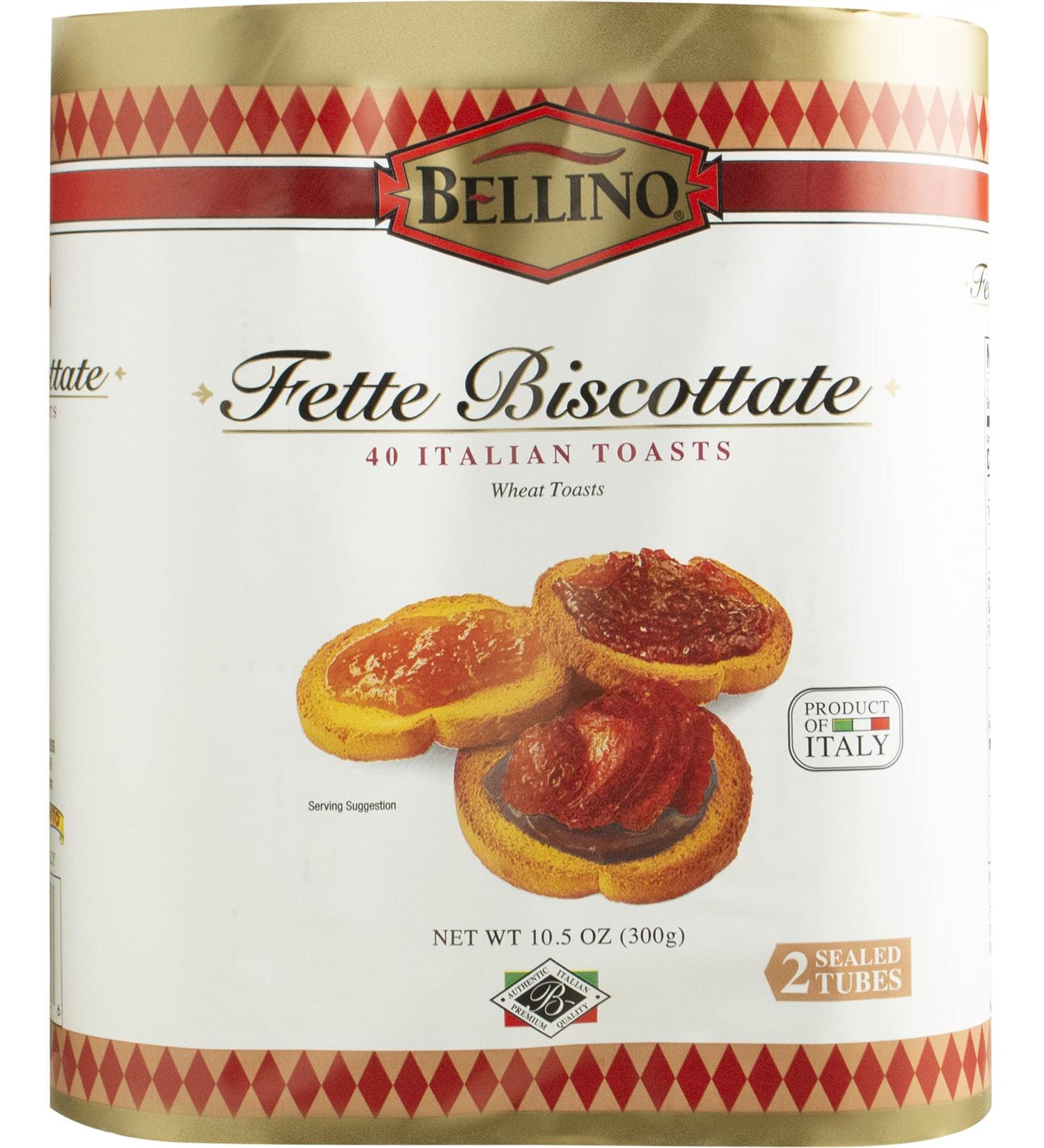 Bellino Italian Toast Wheat Crackers 10.5 oz - Authentic Italian Snack, Pack of 1 - Buy Online on SooperMarket.com