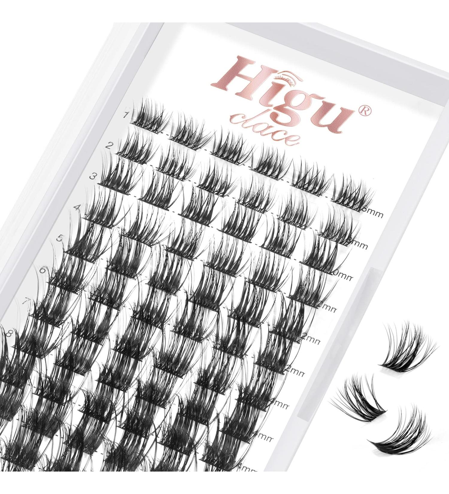 72 Pcs DIY C Curl Lash Clusters 8-16mm | Reusable Individual Cluster Lashes for Professional Makeup - Buy Online on SooperMarket.com