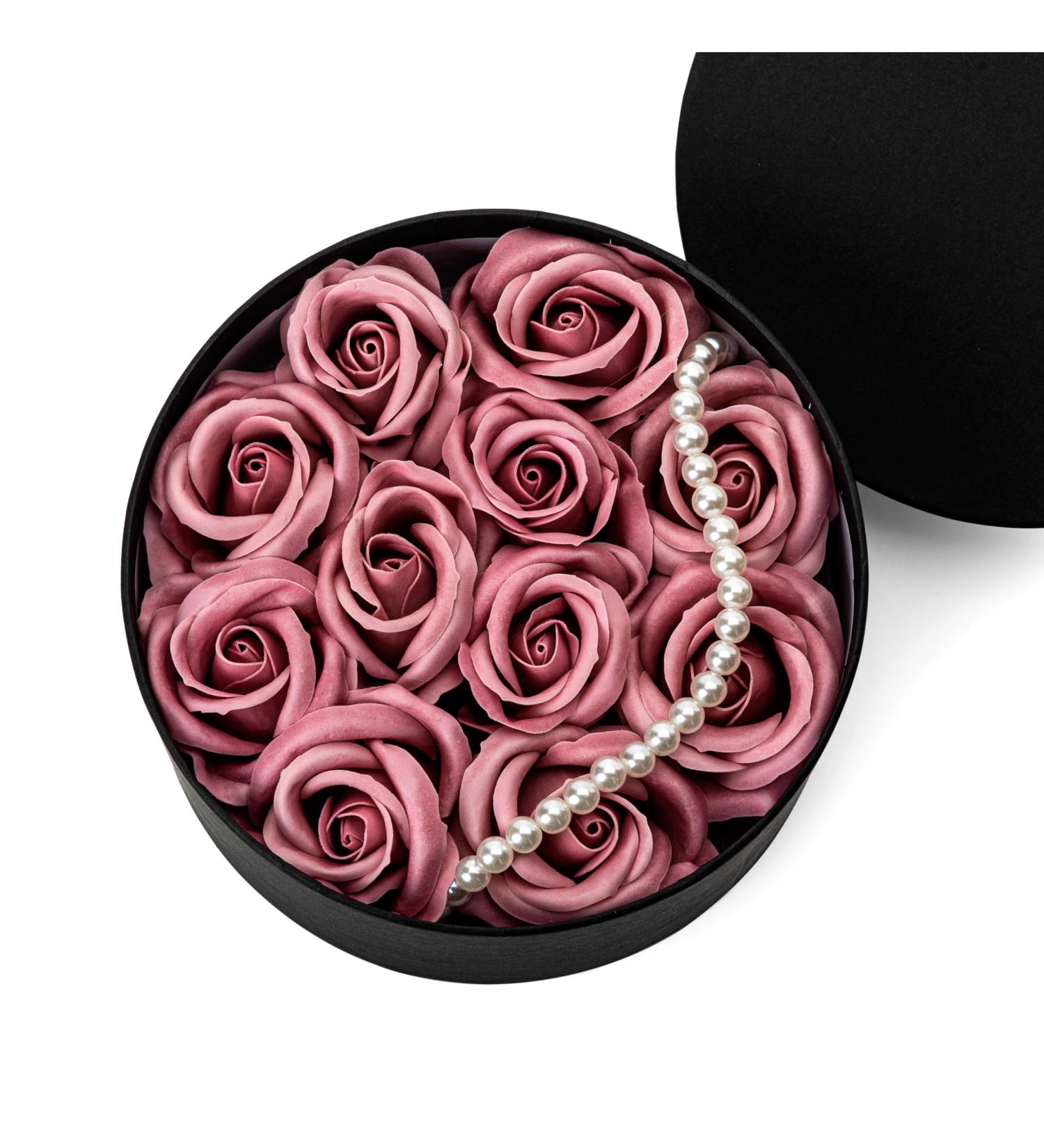 Luxury Flower Bath Soap Gift Box - Beautiful Scented Roses & Carnations for Birthdays Valentine's Day & Mother's Day - Buy Online on SooperMarket.com