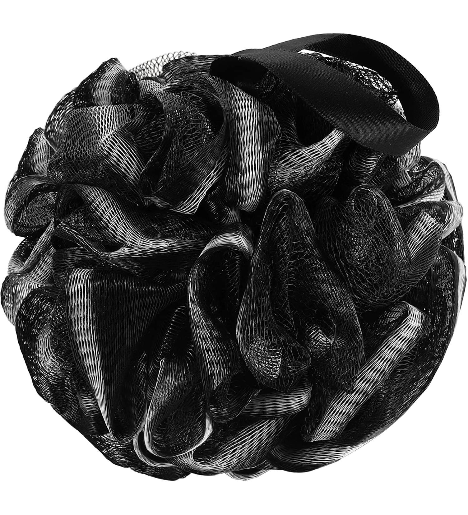 Urbanstrive XL Soft Shower Loofah Sponge for Men and Women - 75g - Black - 1 Pack - Buy Online on SooperMarket.com