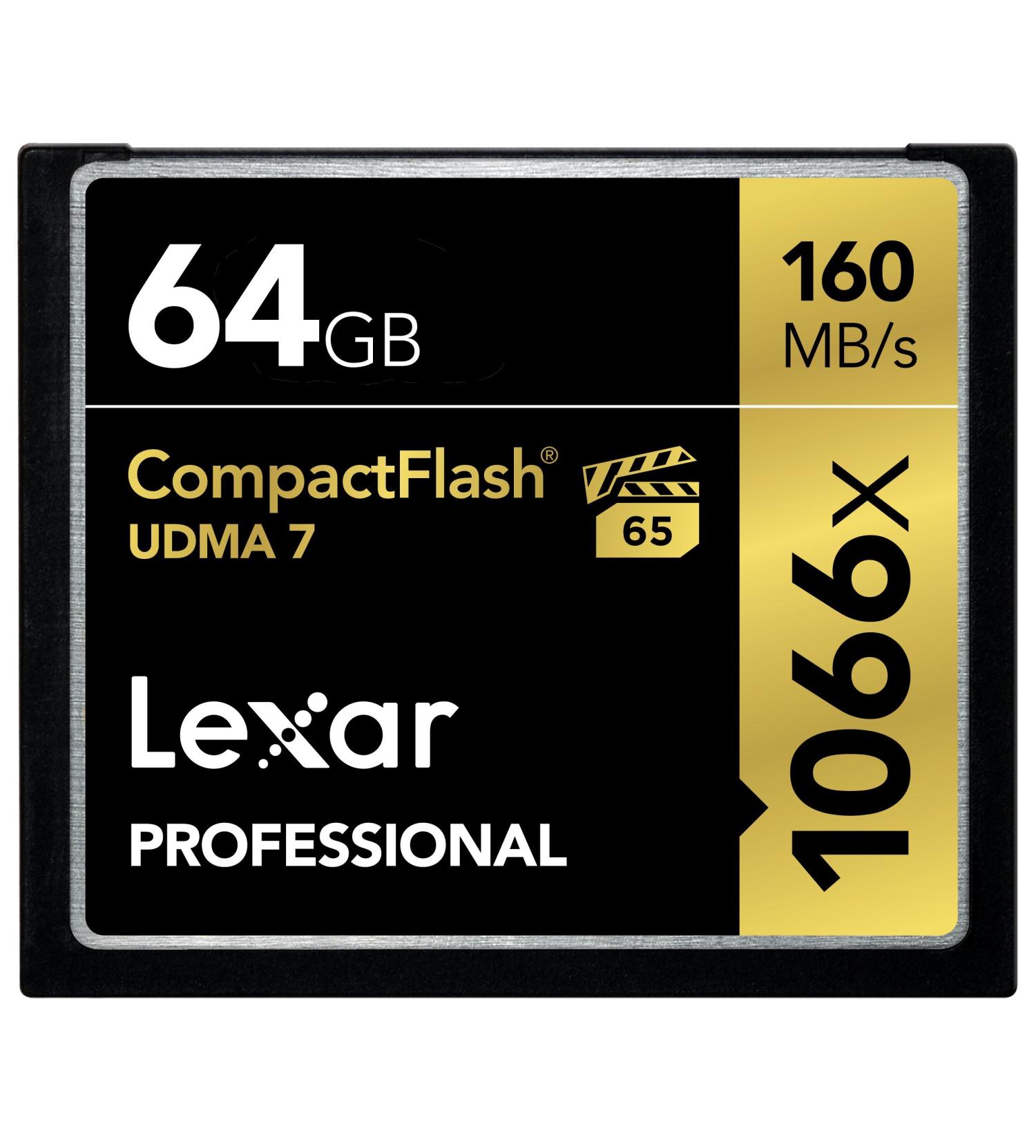 Lexar Professional 1066x 64GB CompactFlash Card - 160MB/s Read Speed - Ideal for Photographers and Videographers - Buy Online on SooperMarket.com