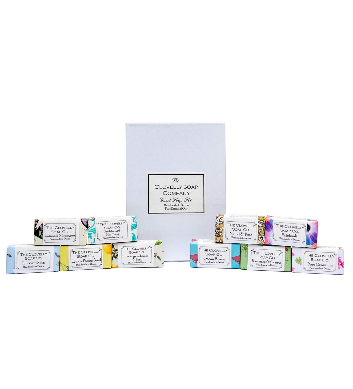 Clovelly Soap Co Mini Guest Soap Gift Set - 10 Handmade Natural Soaps | Perfect for Travel & Gifts - Buy Online on SooperMarket.com