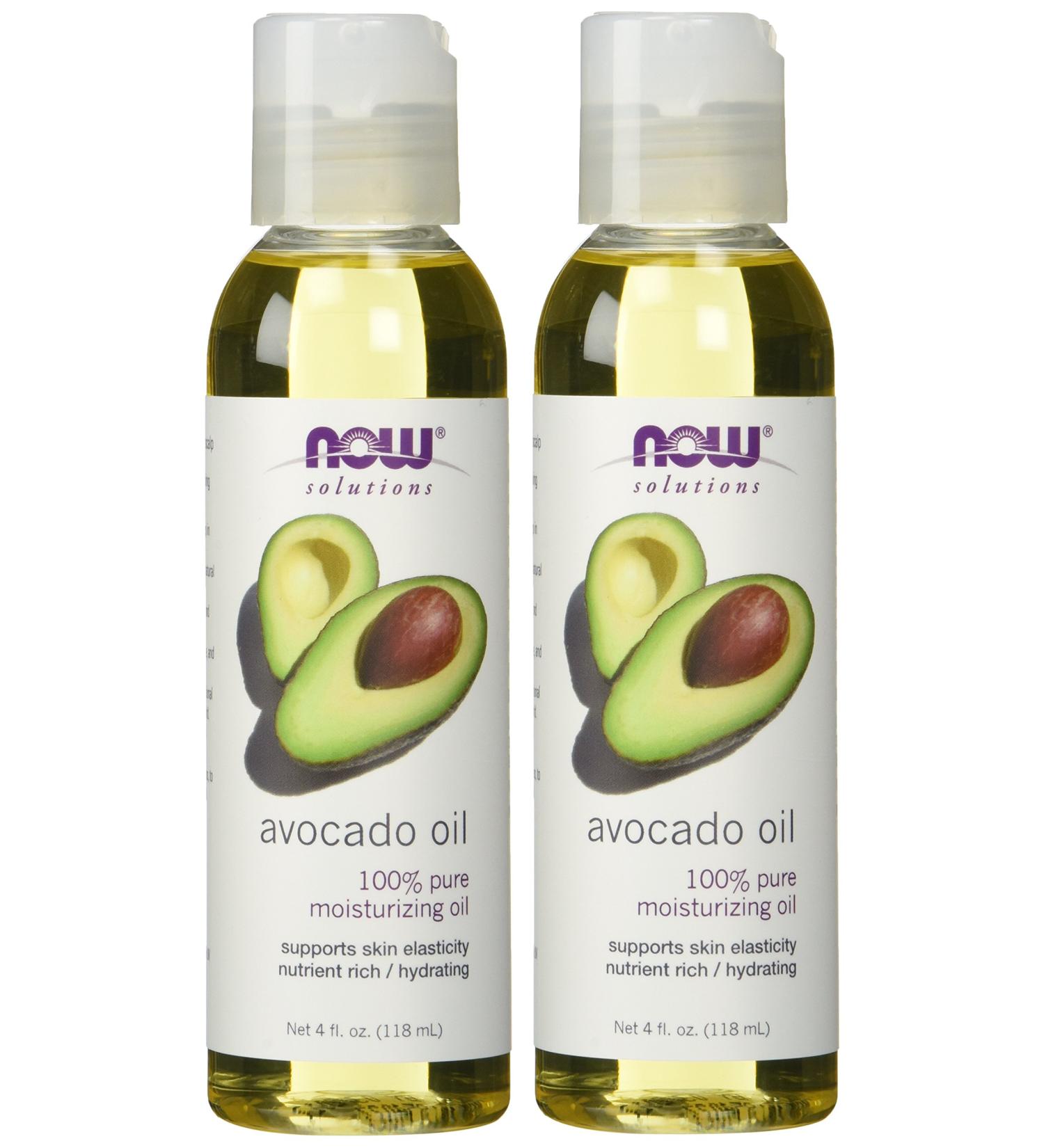 NOW Foods Avocado Oil (Liquid)  4 Ounce Bottles  2 pk