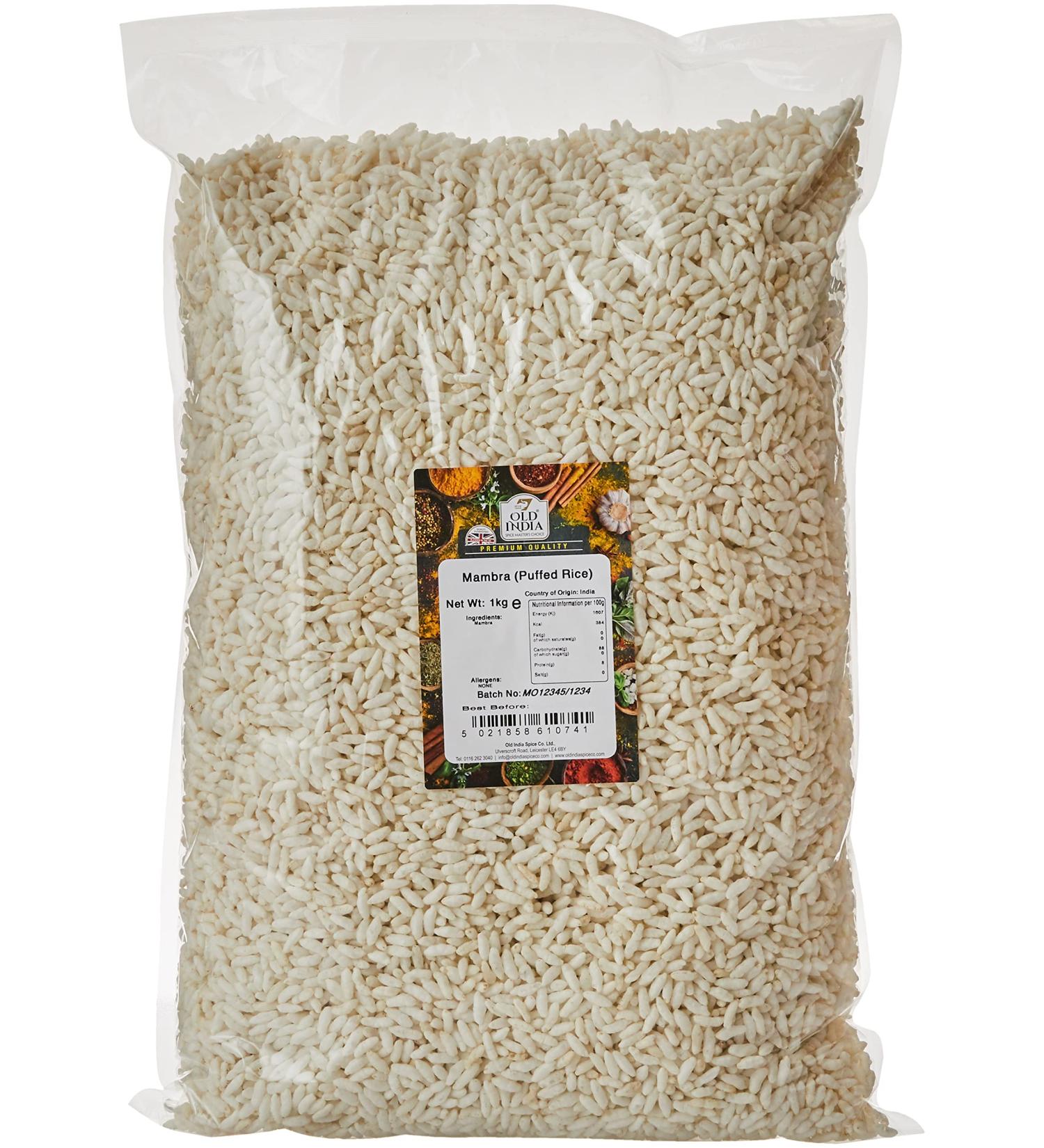 Old India Mambra Puffed Rice 1kg - Premium Quality Snack - Buy Online on SooperMarket.com