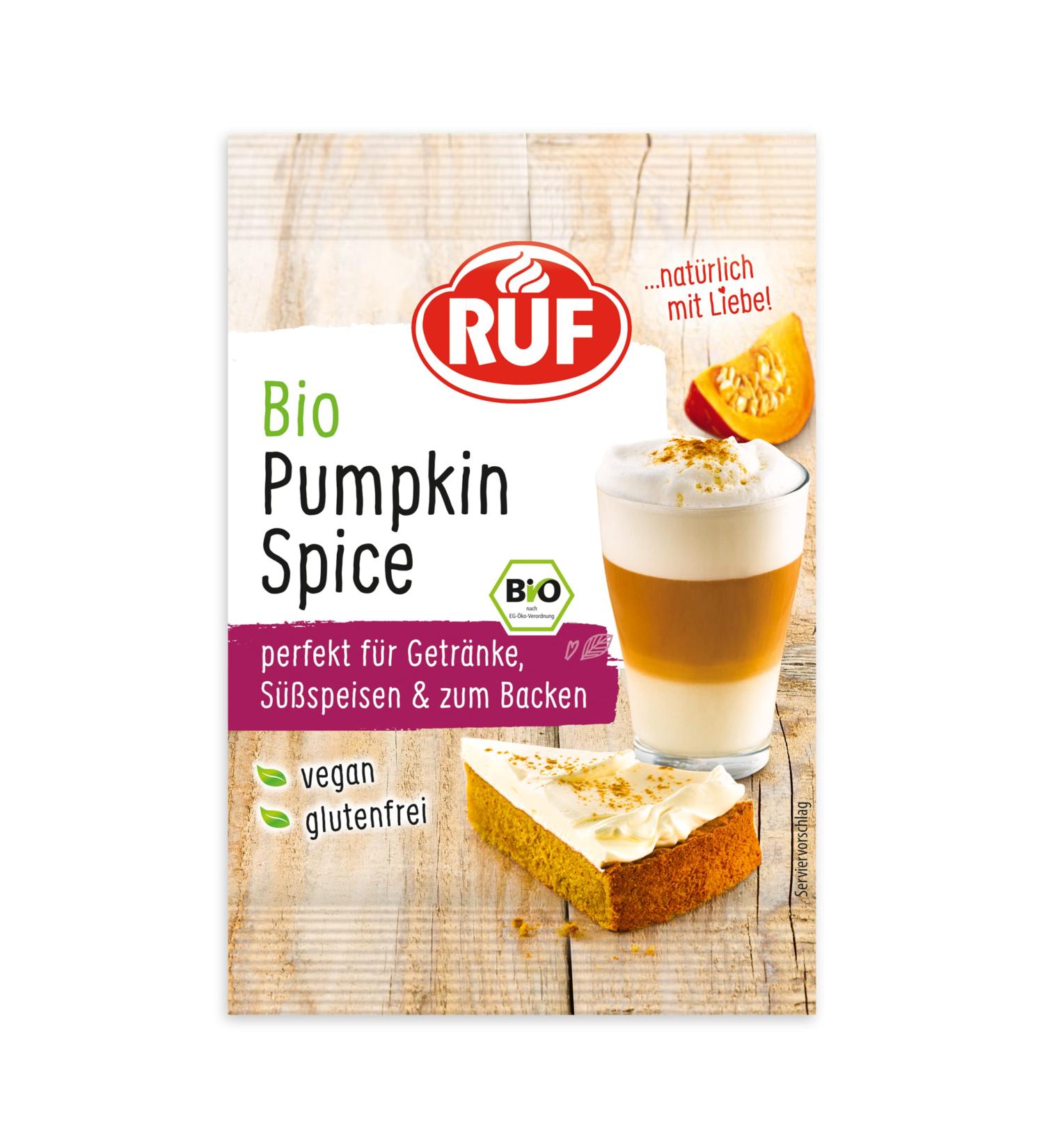 Buy Organic Pumpkin Spice Latte Wort 10g Vegan & Gluten-Free Pumpkin Powder for Coffee Cookies & Pancakes International Shipping Available - Buy Online on SooperMarket.com