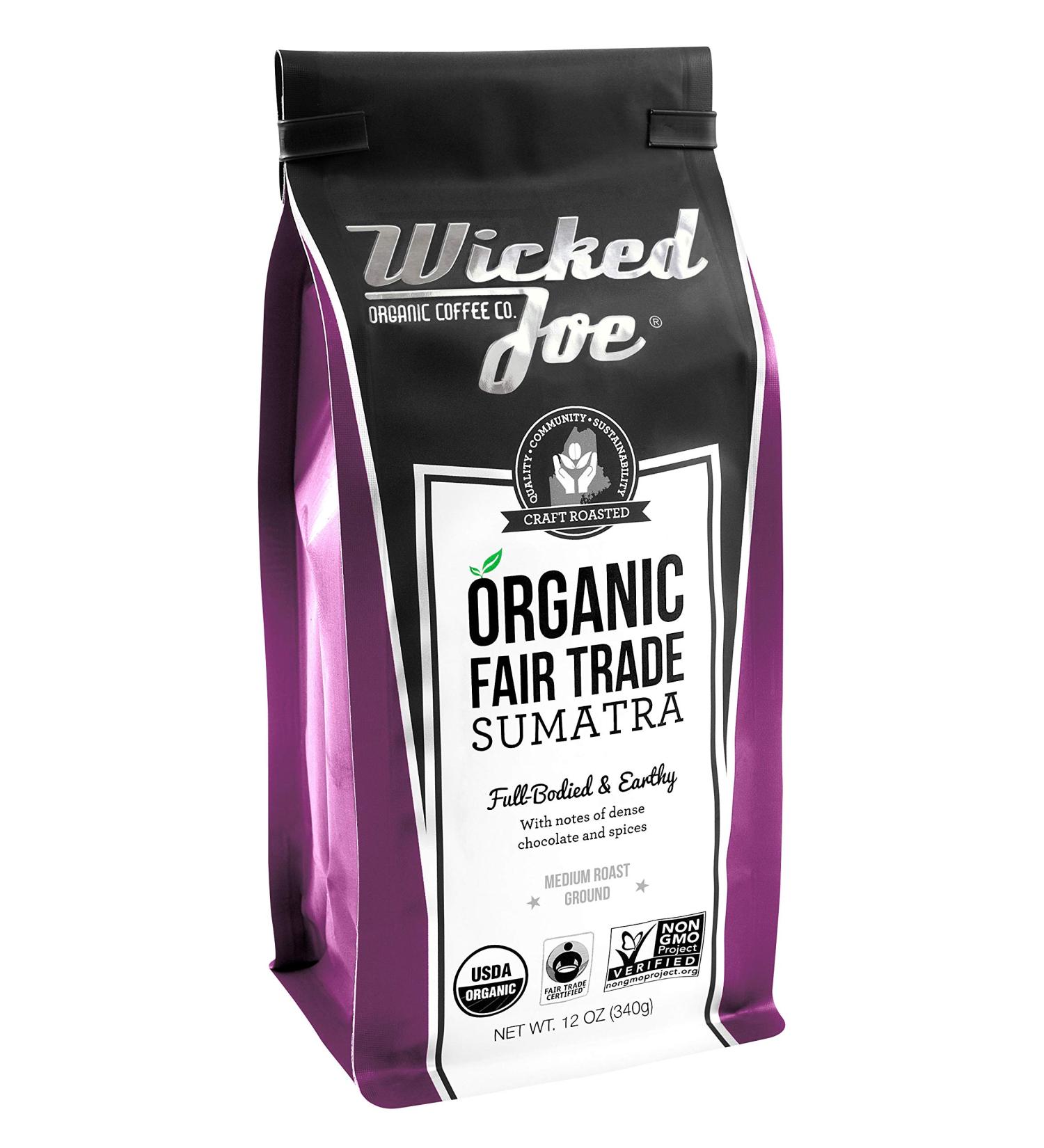 Wicked Joe Coffee Sumatra Ground, 12 oz