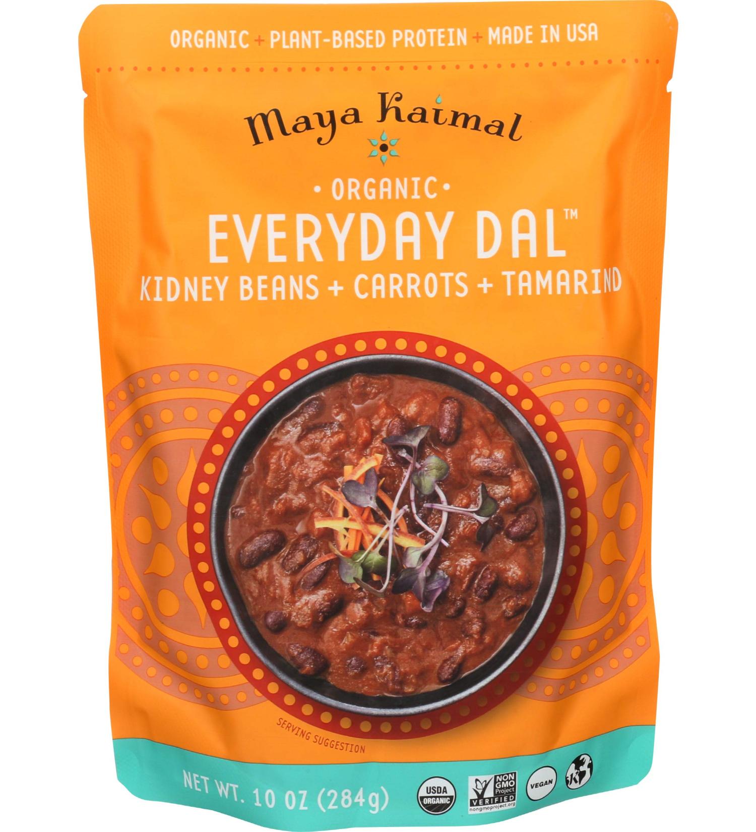MAYA KAIMAL Organic Kidney Beans Carrots & Tamarind Everyday Dal - 10 OZ - Buy Online on SooperMarket.com