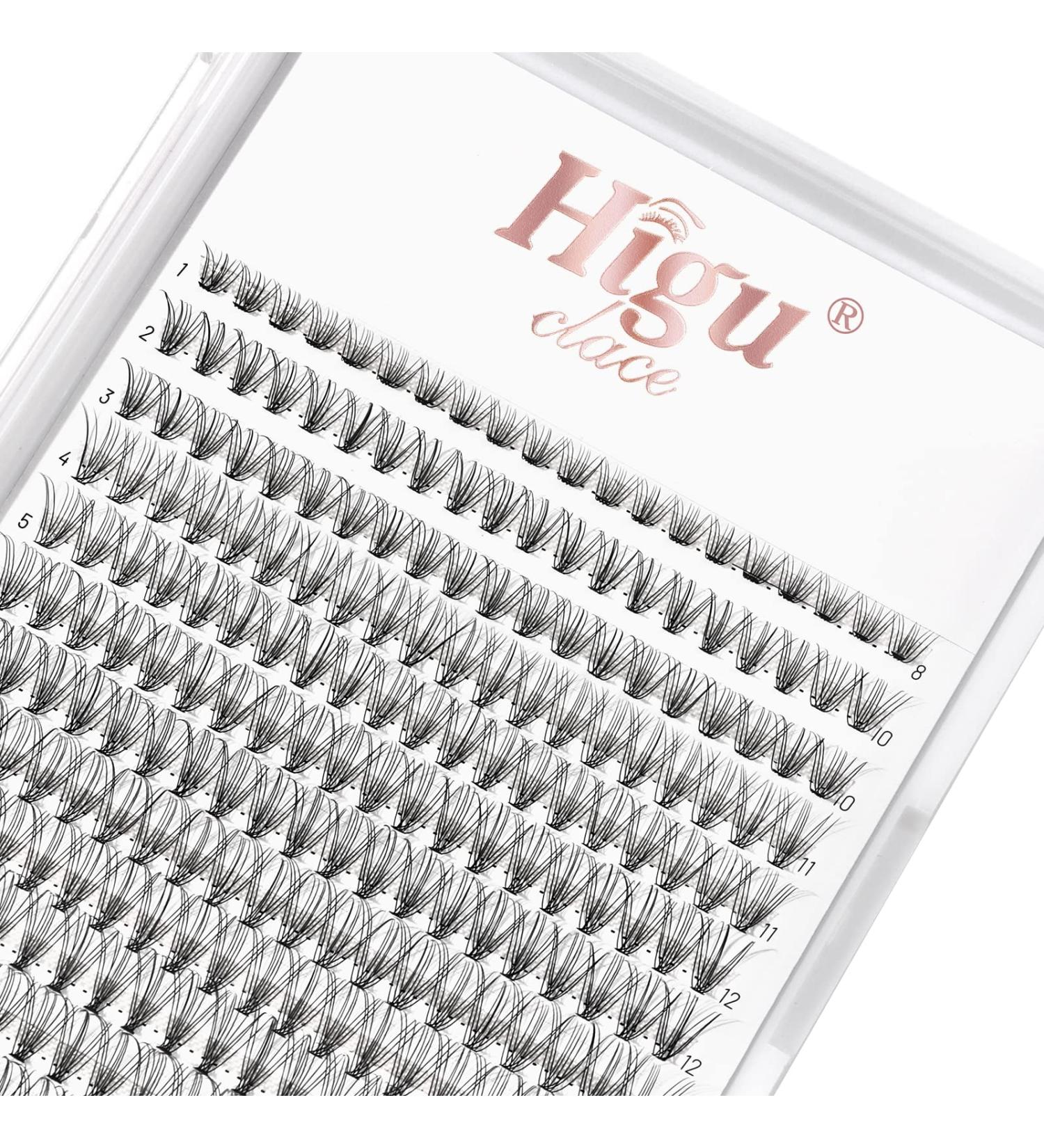 240 Pcs 10D C Curl 0.10mm DIY Eyelash Extension Cluster Lashes Kit 8-14mm - Professional Reusable Makeup Mini Extensions for Home Use - Buy Online on SooperMarket.com
