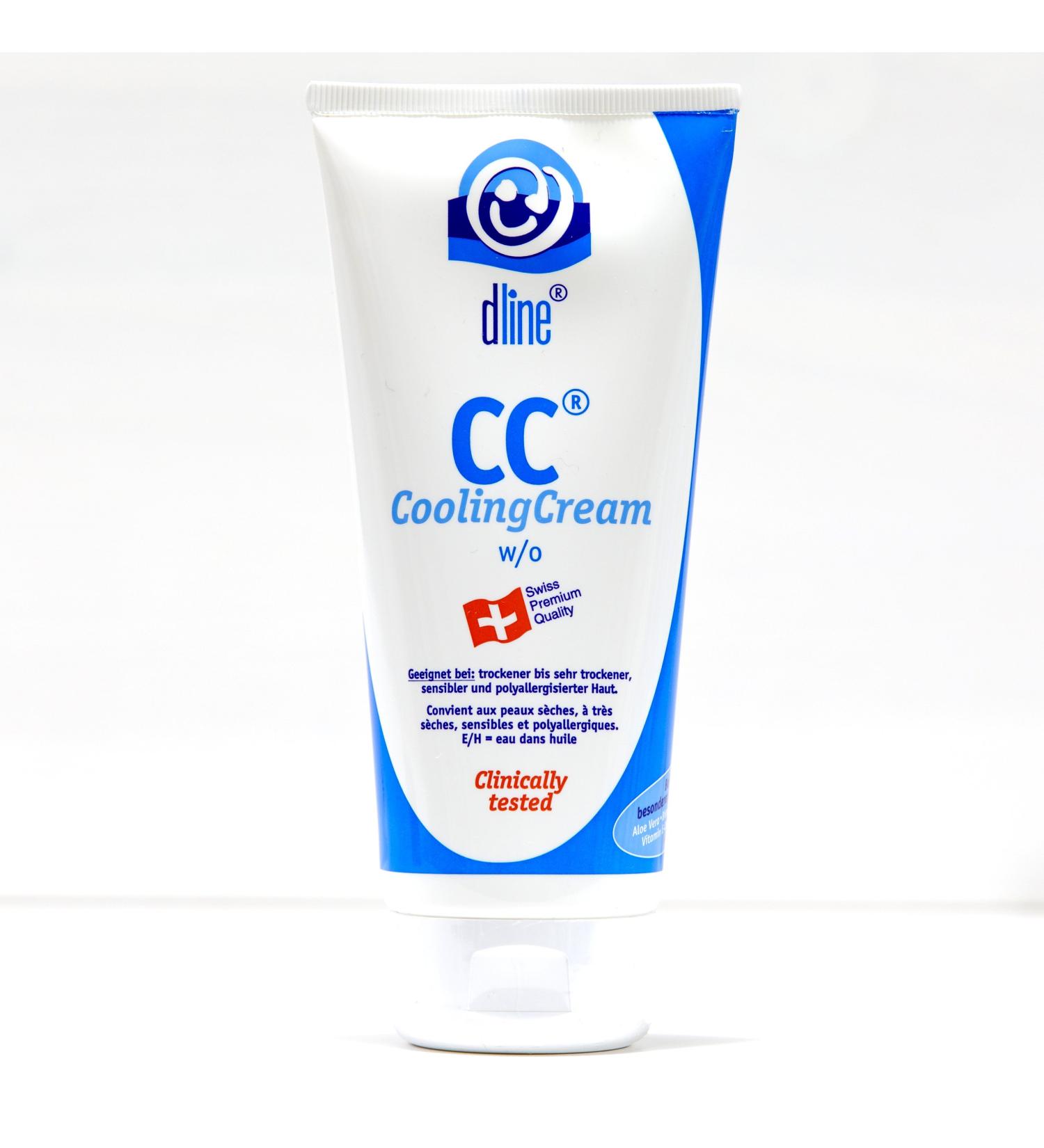DLINE CC Cooling Scream - Moisture Cream for Dry Sensitive Skin | 200ml | Neurodermatitis Relief with Aloe Vera & Jojoba Oil | International Shipping Available - Buy Online on SooperMarket.com