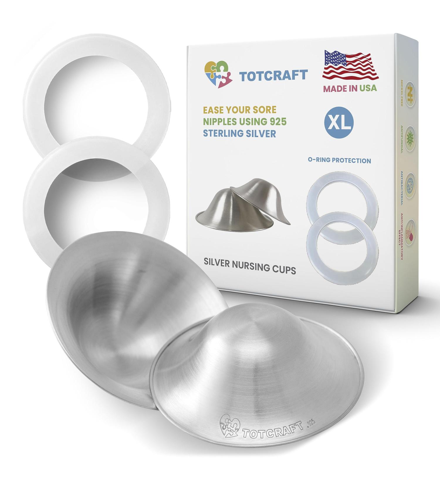 Buy Original Silver Cups XLarge & Large with Cloth - Premium Quality for International Shipping - Buy Online on SooperMarket.com