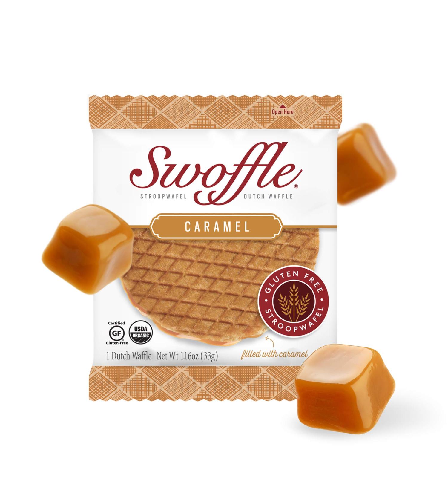Swoffle Gluten Free Stroopwafels - 16 Pack (1.16oz each) - Buy Online on SooperMarket.com