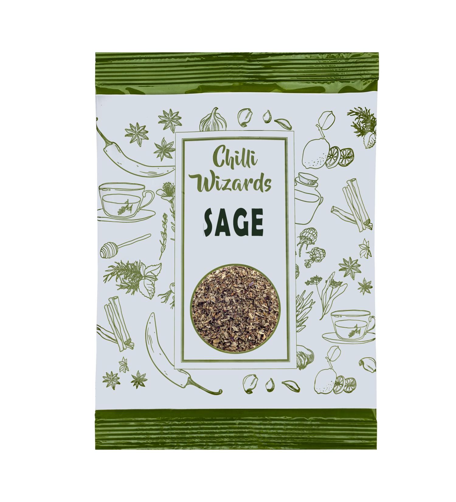 Sage Moroccan Dried - A Grade - Premium Quality - Herbal Tea Infusion 100g
