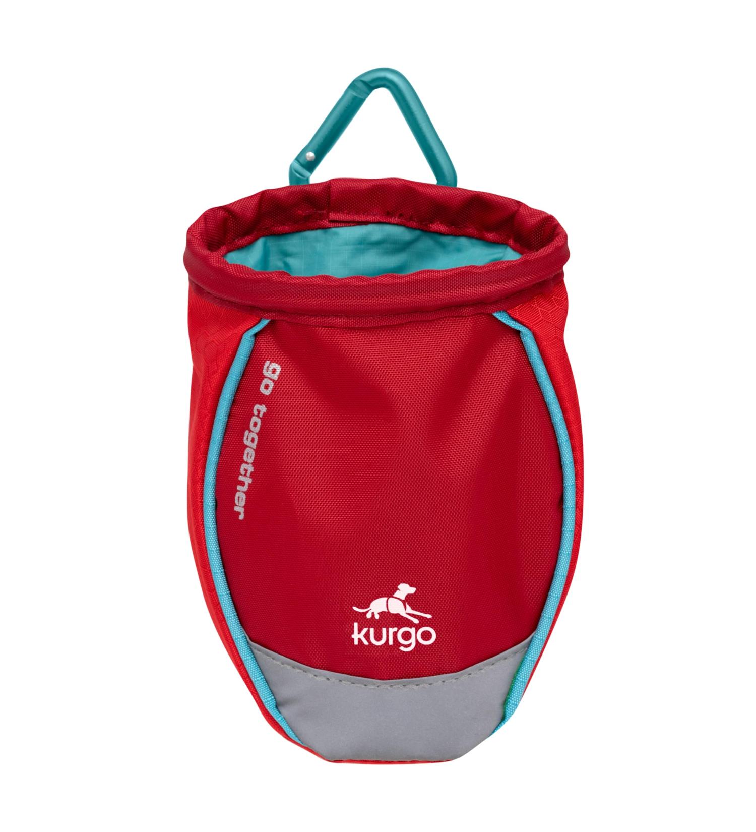 Kurgo Go Stuff-It Food Bag | Keep Dog Treats Fresh for Training | 11 cm Wide Opening | Red - Buy Online on SooperMarket.com