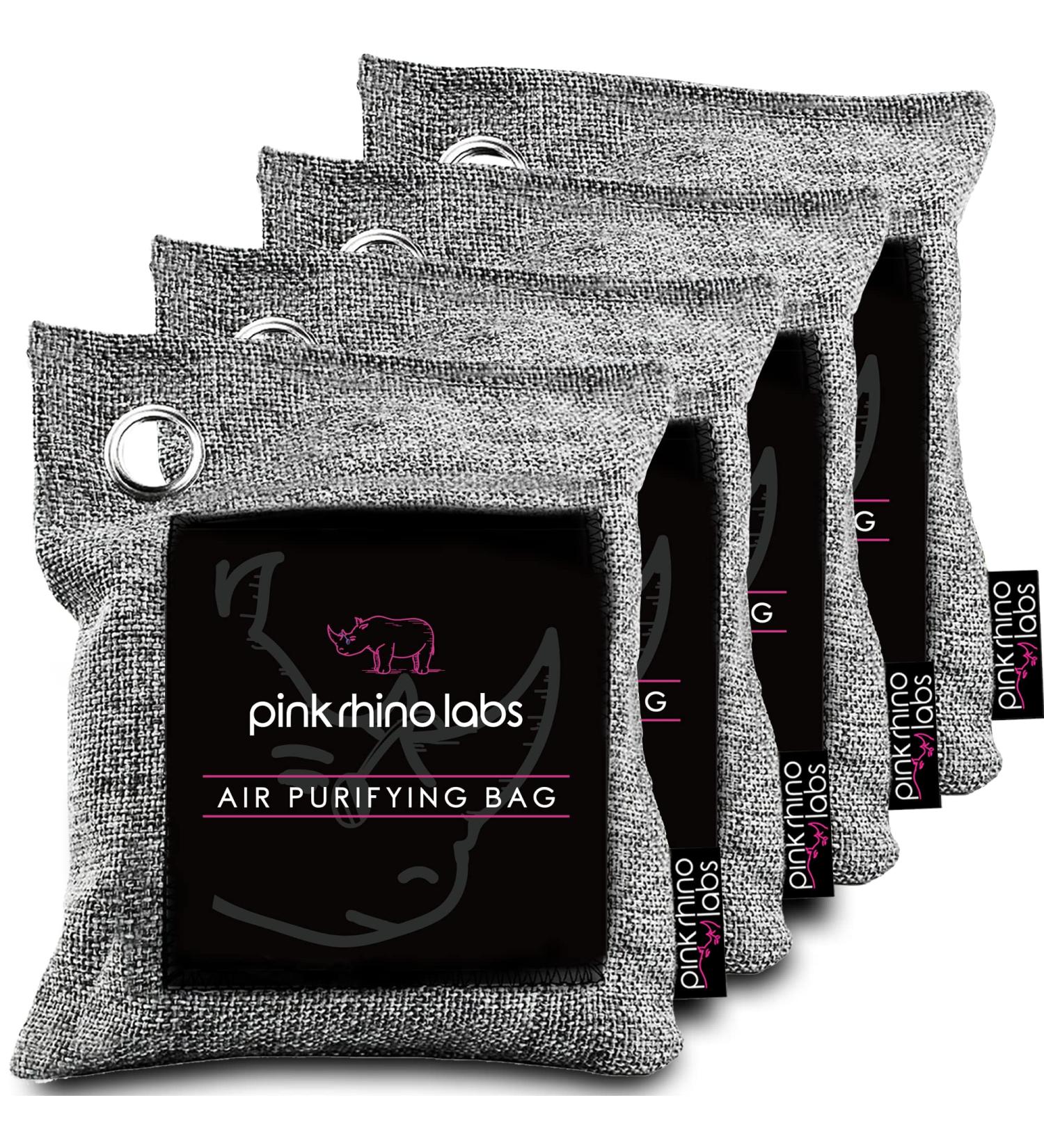 Nature Fresh Moso Bamboo Charcoal Air Purifying Bag - Odor Eliminator for Home & Car - Kid & Pet Friendly - Activated Charcoal by Pink Rhino Labs - Buy Online on SooperMarket.com