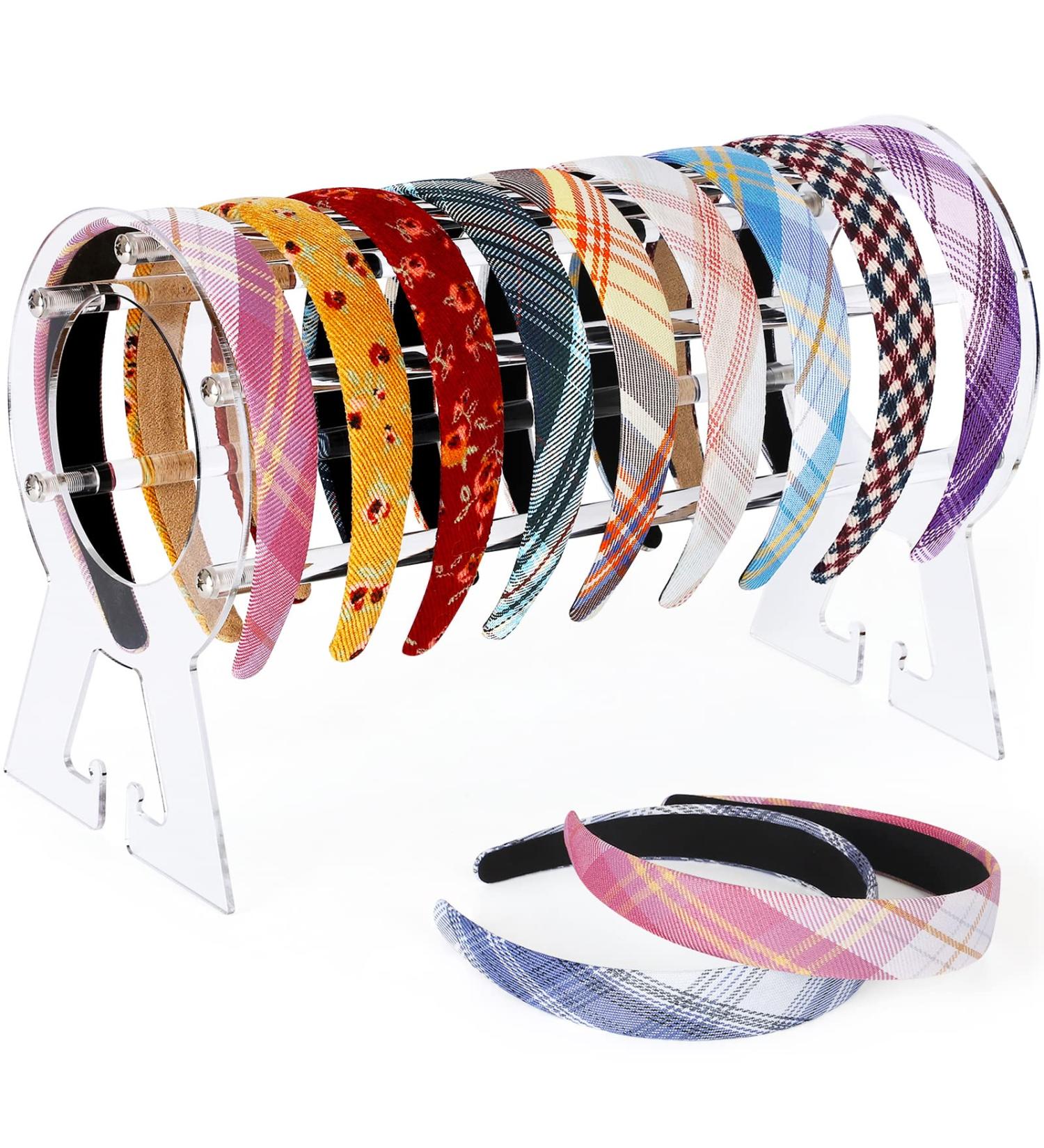 Suneerplay Clear Acrylic Headband Holder Organizer Stand for Women and Girls - Buy Online on SooperMarket.com
