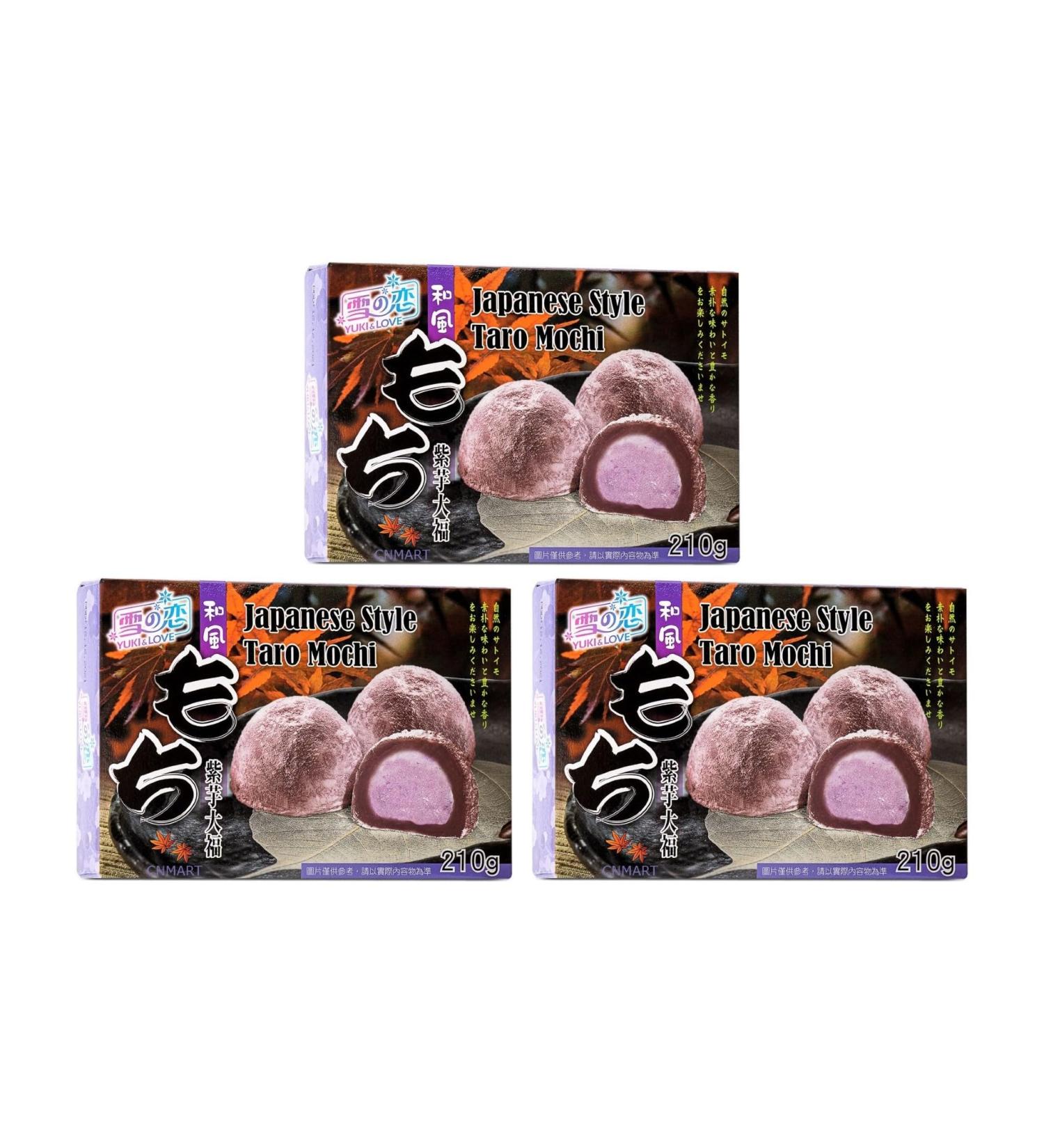 Yuki & Love Taro Mochi Daifuku 210g (Pack of 3) by CNMART - Buy Online on SooperMarket.com
