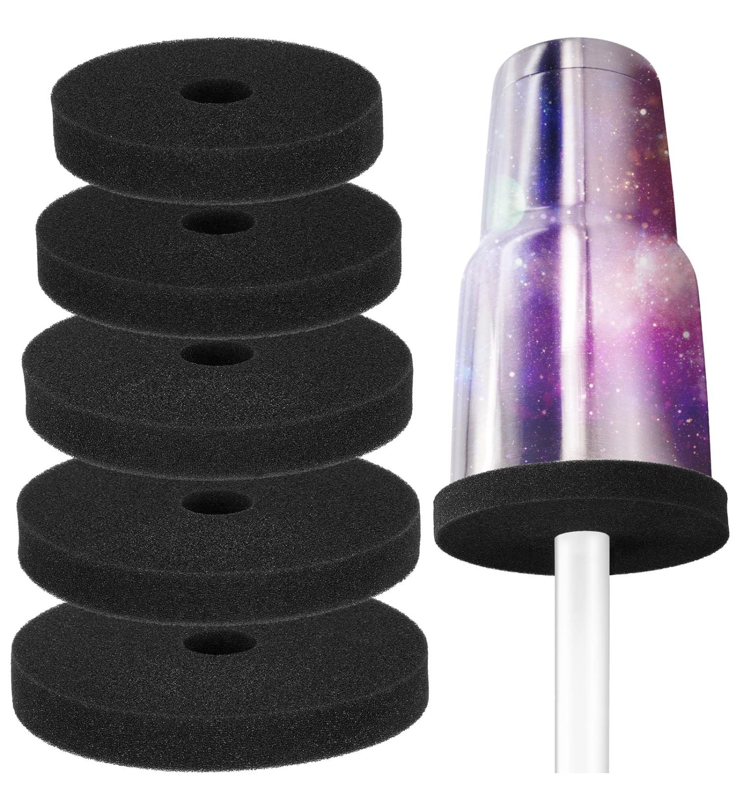5 Pcs Tumbler Protector Inserts for DIY Cup Turner - 10oz to 30oz Sizes - Black - Buy Online on SooperMarket.com