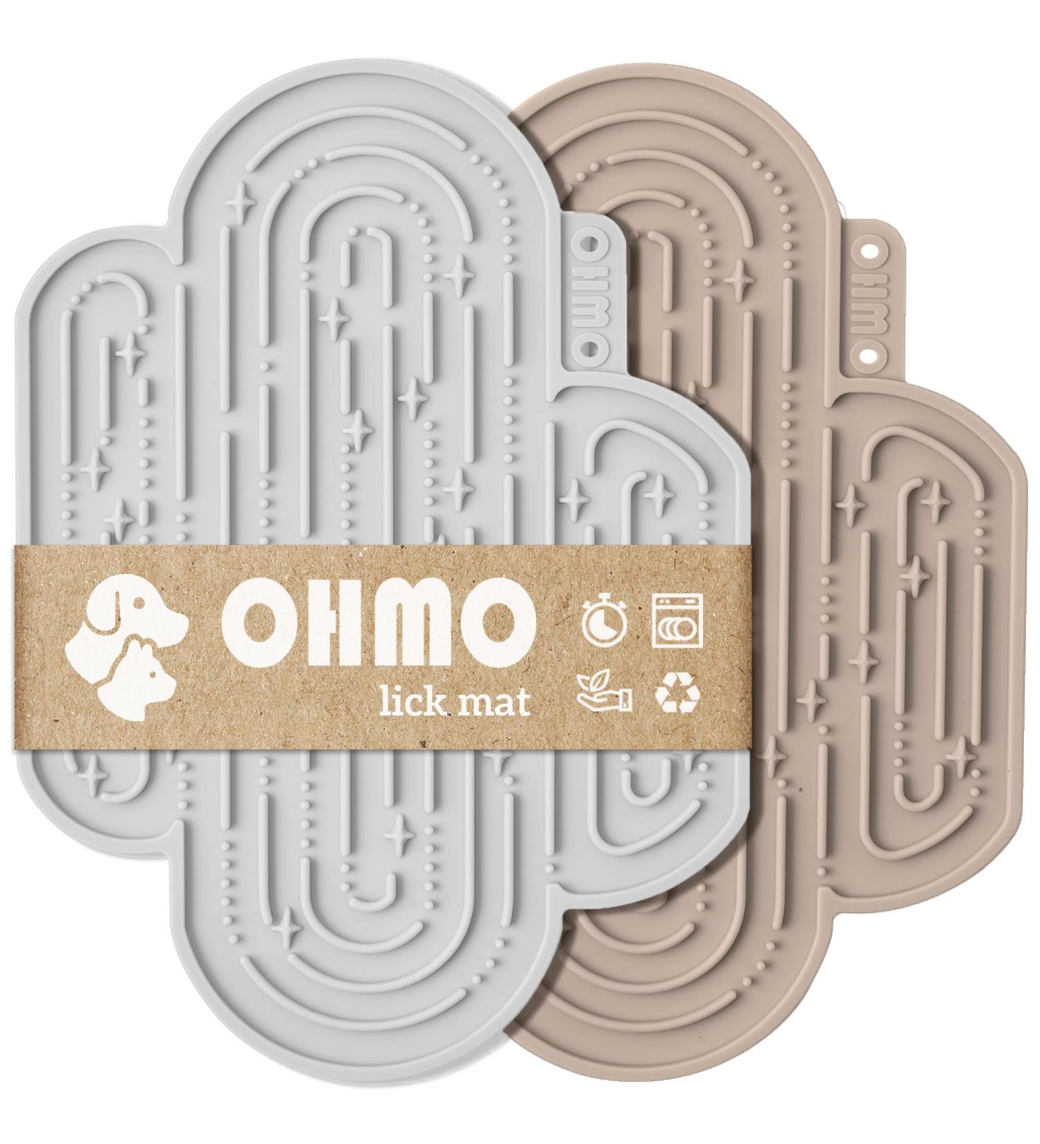 Buy Ohmo Slip Mat Dog & Cat - 2 PCs Cute Cactus Design Leak Mat for Puppies Food-Grade Silicone for Pet Fear Relief & Slow Feeding - Ideal for International Shipping - Buy Online on SooperMarket.com