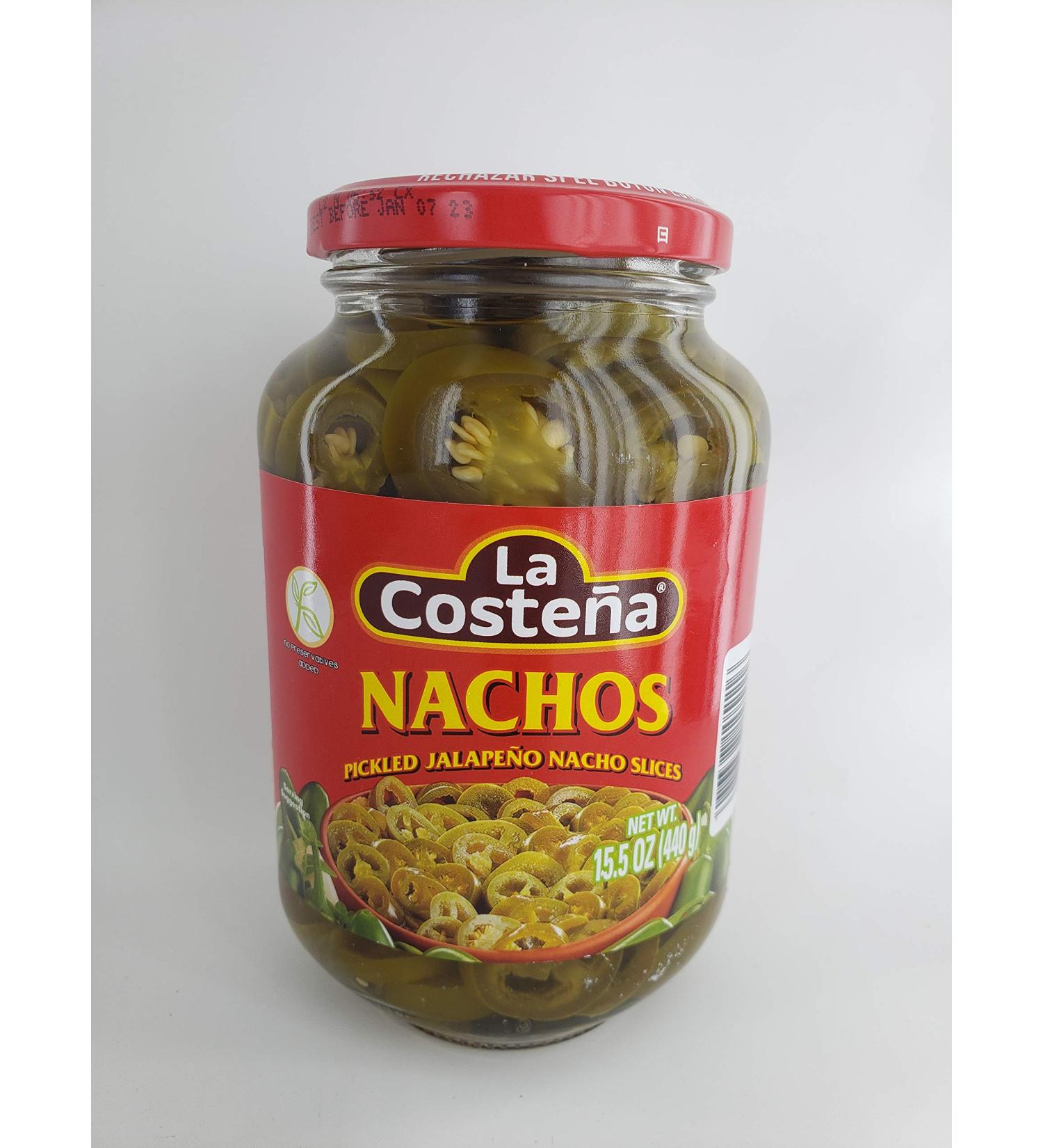 La Costea Nachos Pickled Jalapeo Nacho Slices Net Wt 15.5 Oz (440g)