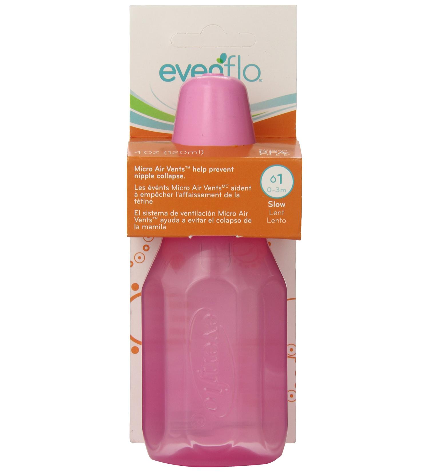 Evenflo Classic Tinted PP 4 Ounce Baby Bottle - Colors May Vary - Buy Online on SooperMarket.com