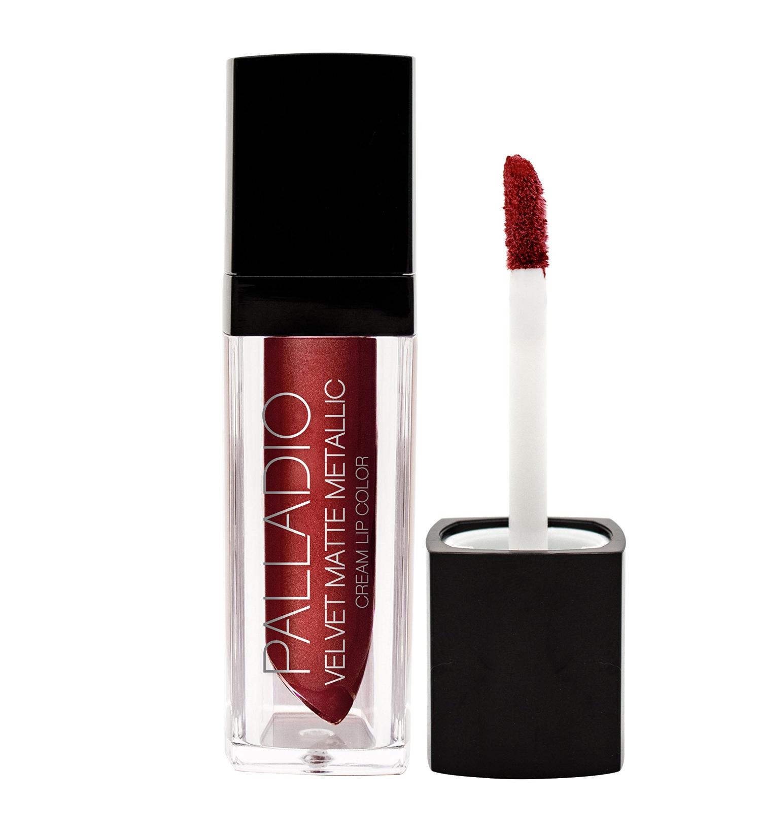 Palladio Velvet Matte Metallic Cream Lip Color Brilliant