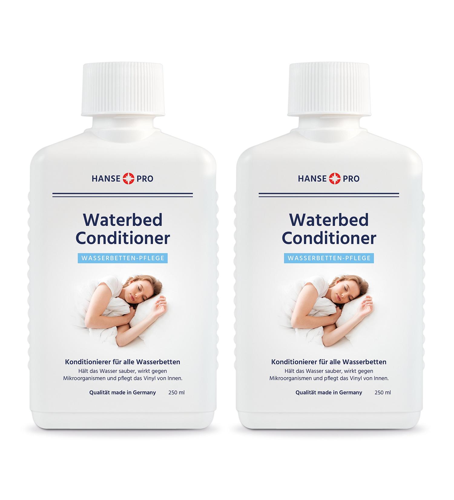 Hanse Pro Waterbed Conditioner - 2 x 250 ml | Care & Cleaning for All Water Beds | Protect & Condition Your Mattress - Buy Online on SooperMarket.com