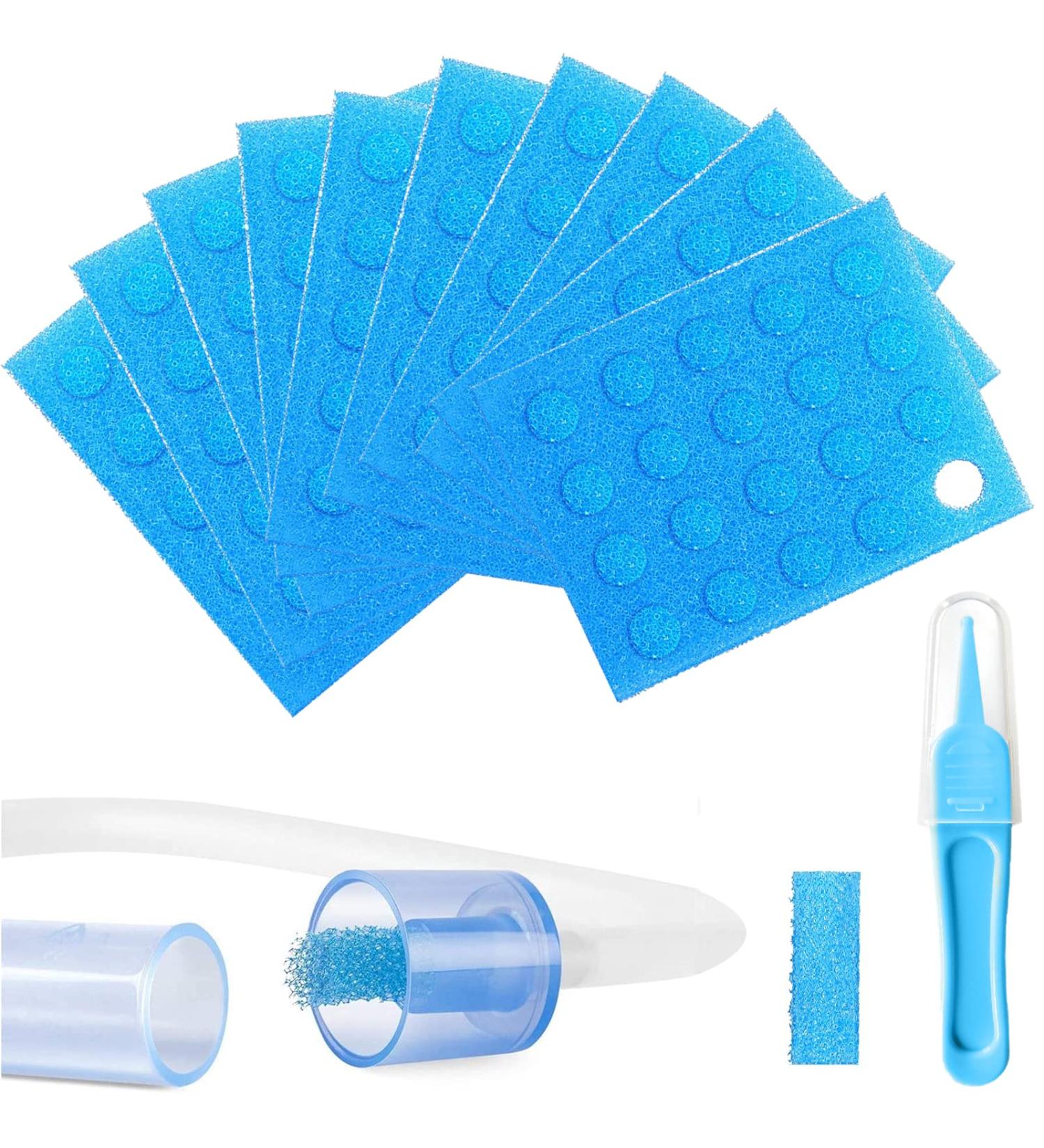 200 PCS Baby Nasal Aspirator Hygiene Filters | NoseFrida Compatible | Nose Cleaning Tweezer Included - Buy Online on SooperMarket.com